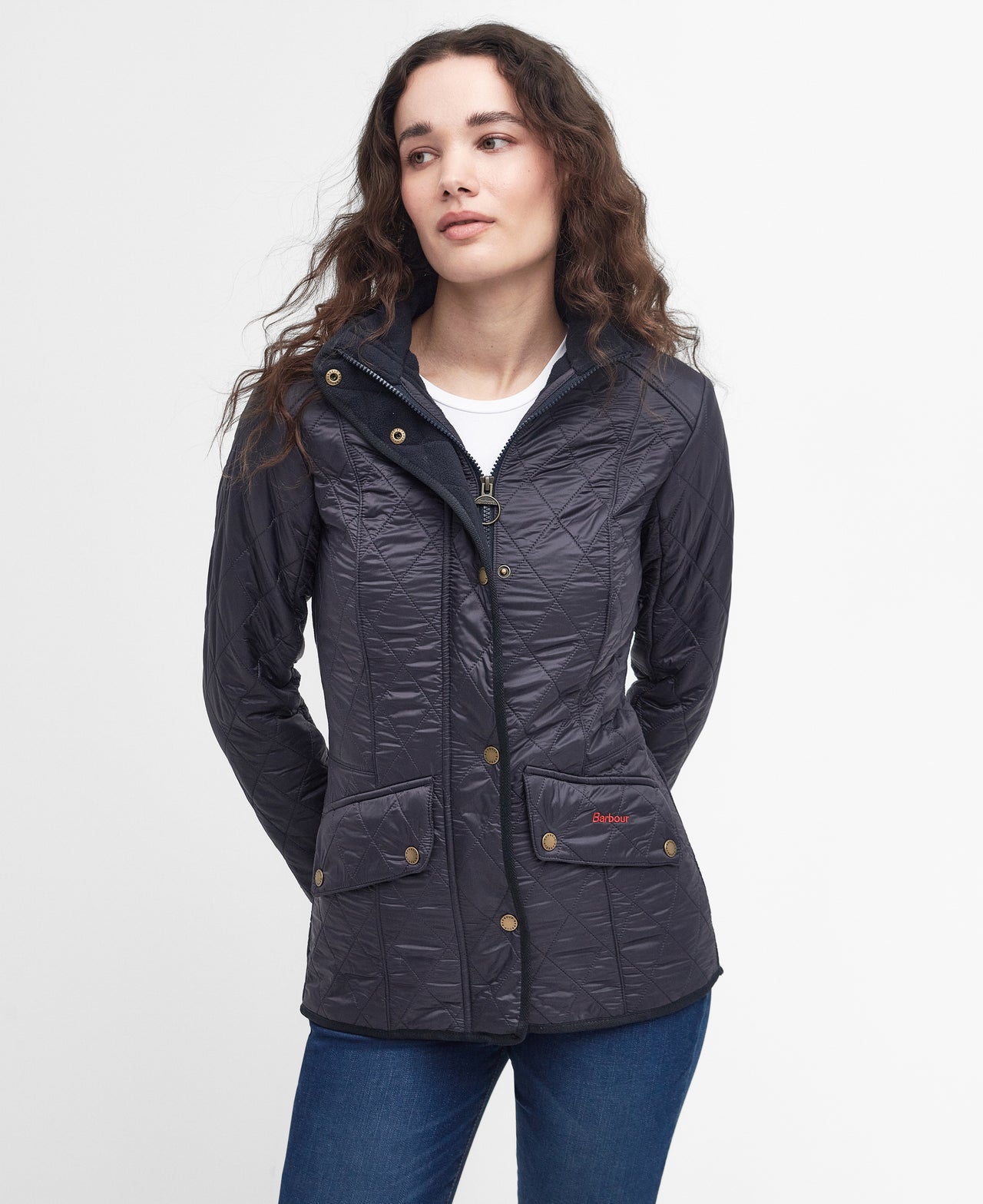 Barbour Cavalry Polarquilt Jacket - Navy