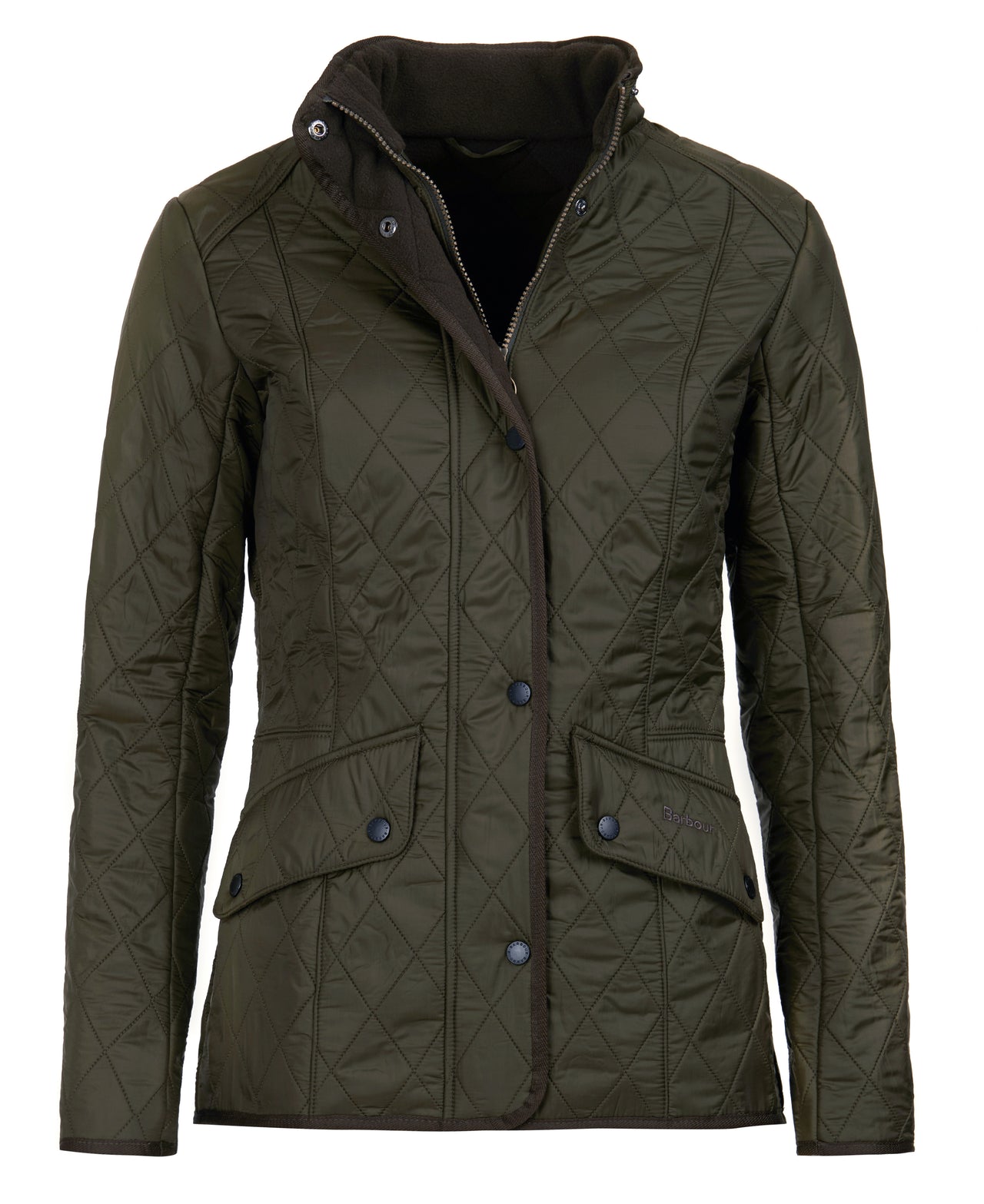 Barbour Cavalry Polarquilt Jacket - Dark Olive