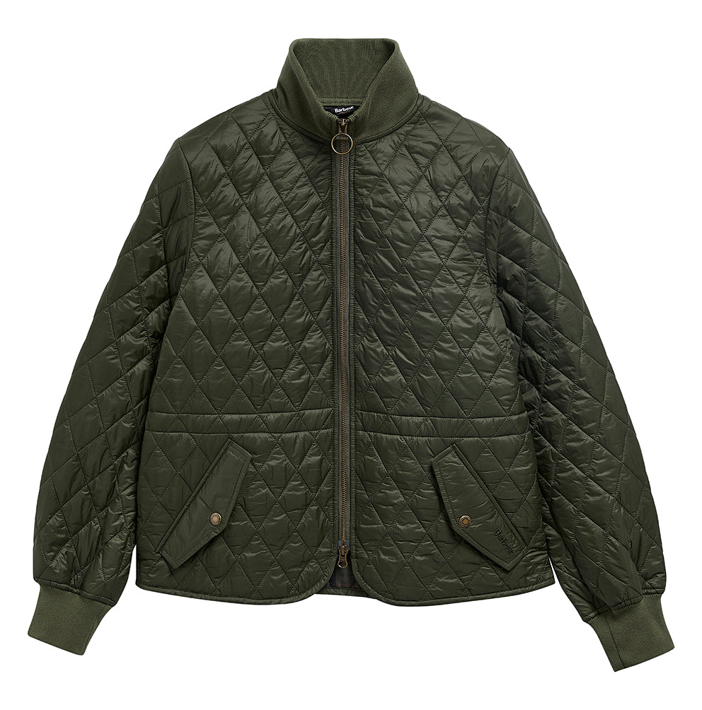 Barbour HERMIONE Quilted Jacket - Olive/Shadow Classic