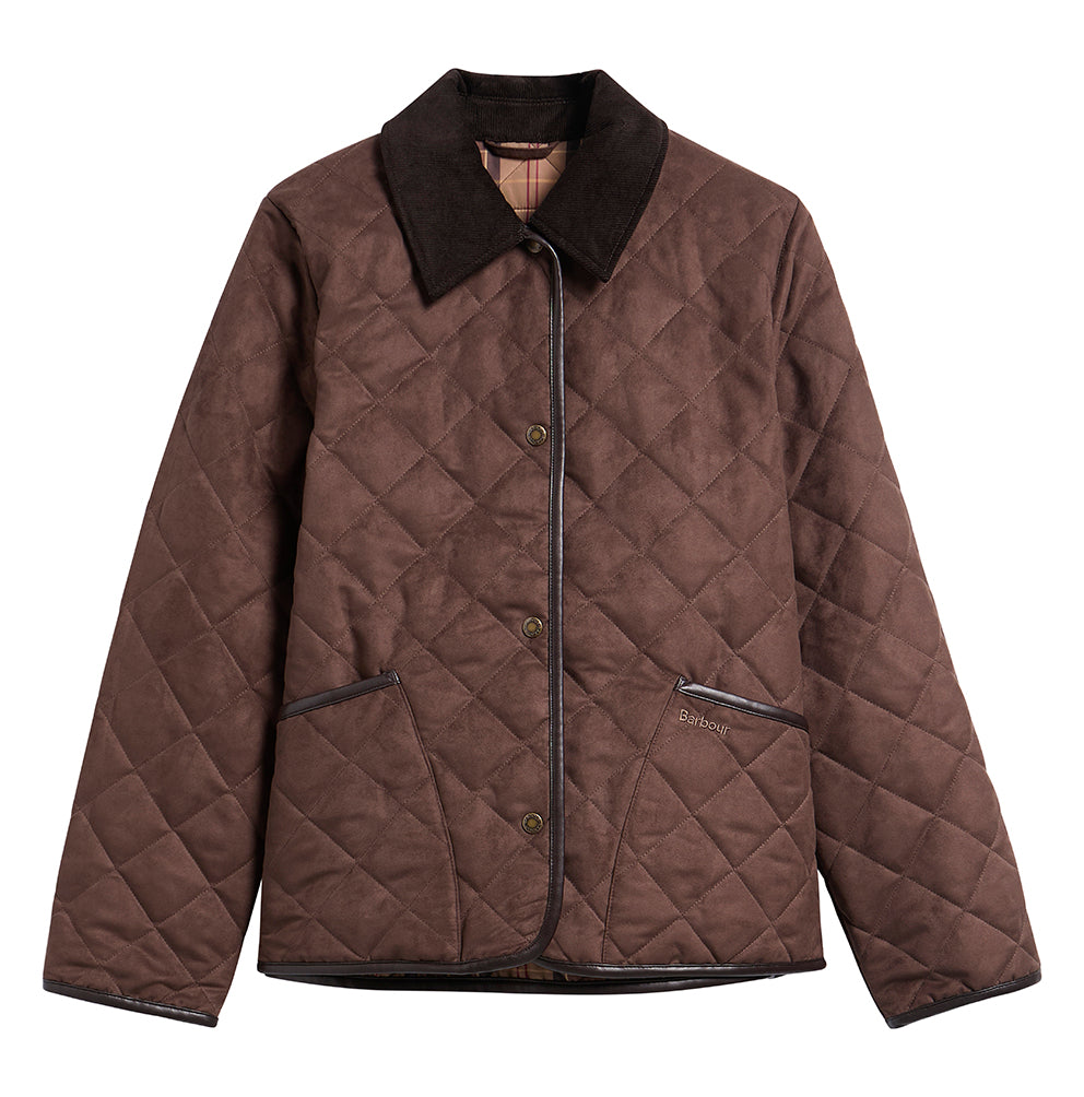 Barbour SONYA Quilted Jacket - Dark Brown/Muted