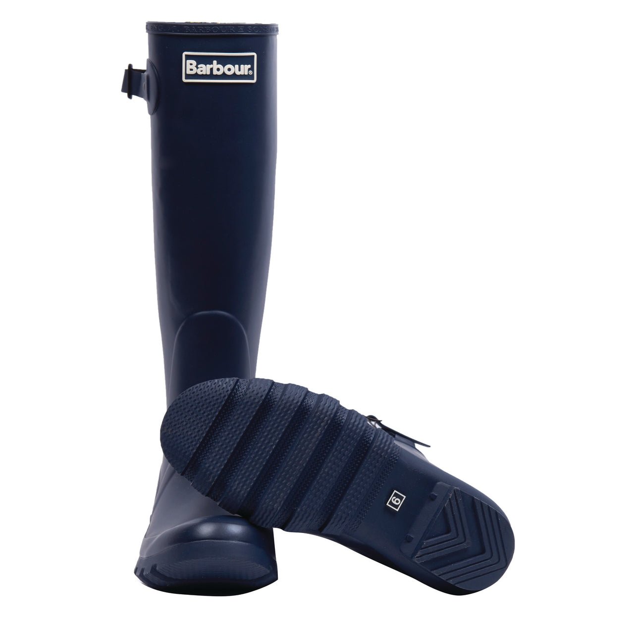 Barbour Bede Tall Wellies - Navy