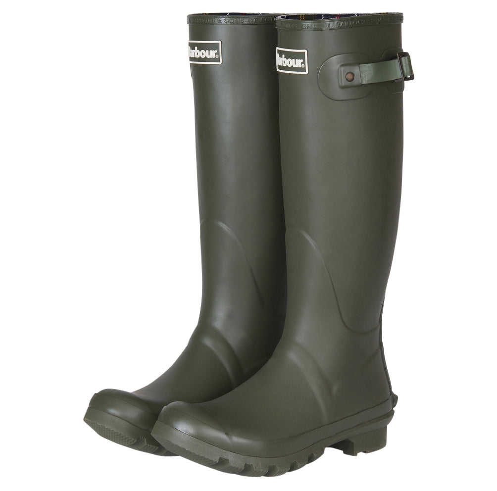 Barbour Bede Tall Wellies - Olive