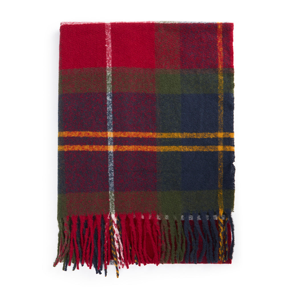 Barbour Deanna Tartan Scarf - Winterberry Tartan