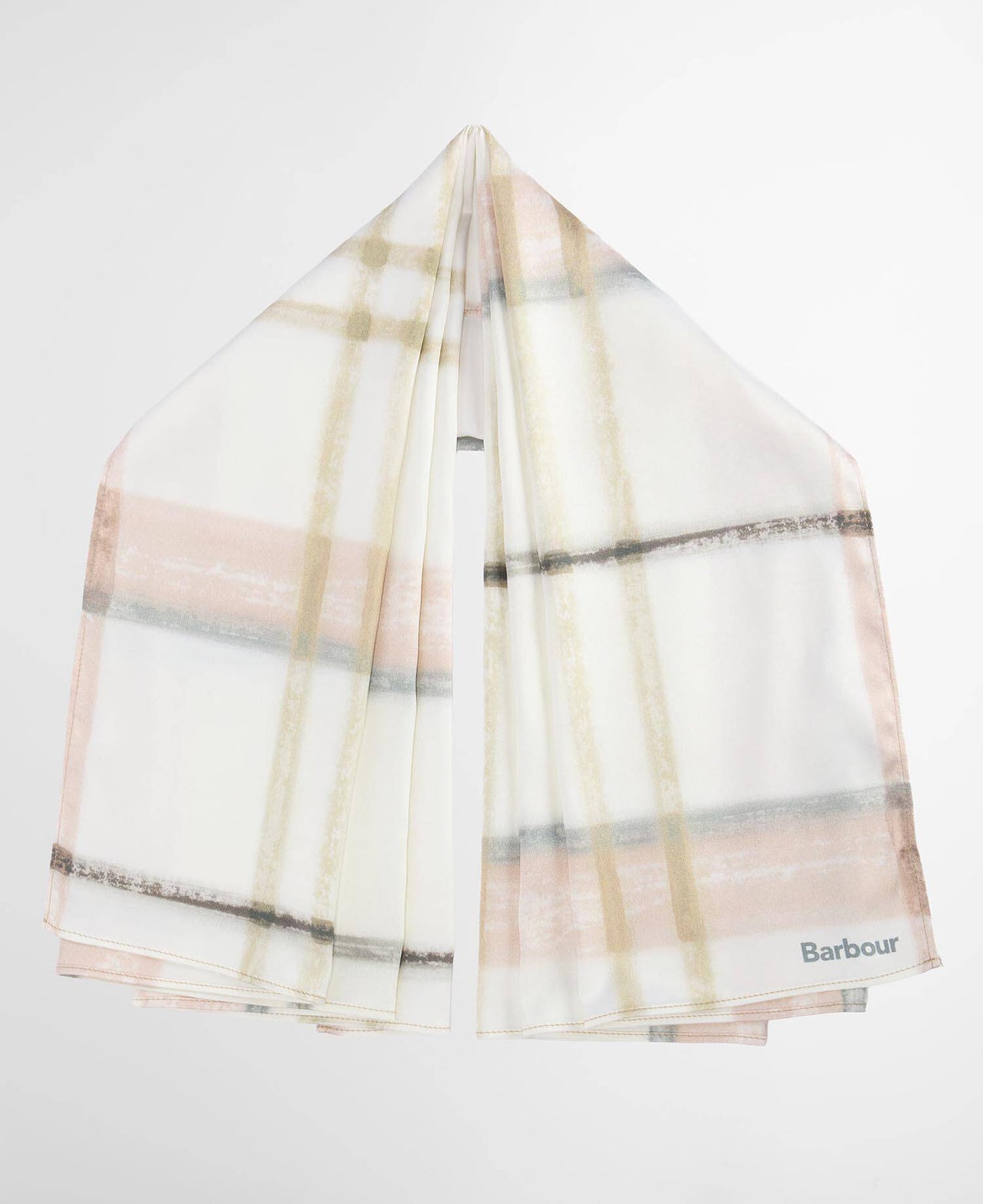 Barbour GIANNA Scarf - Silver Peony Check