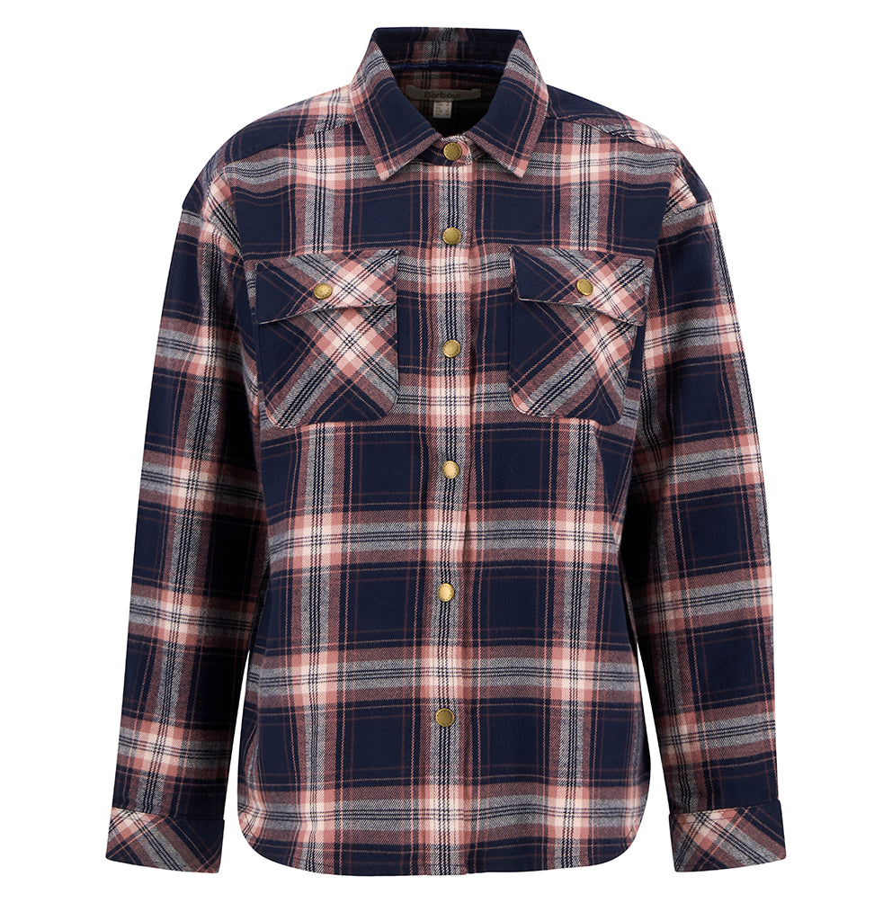 Barbour Highfield Check Shirt - Multi Check Navy/Arabesque
