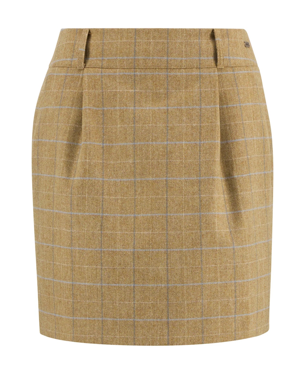 Barbour PETUNNIA Mini Skirt - Soft Blue Tweed