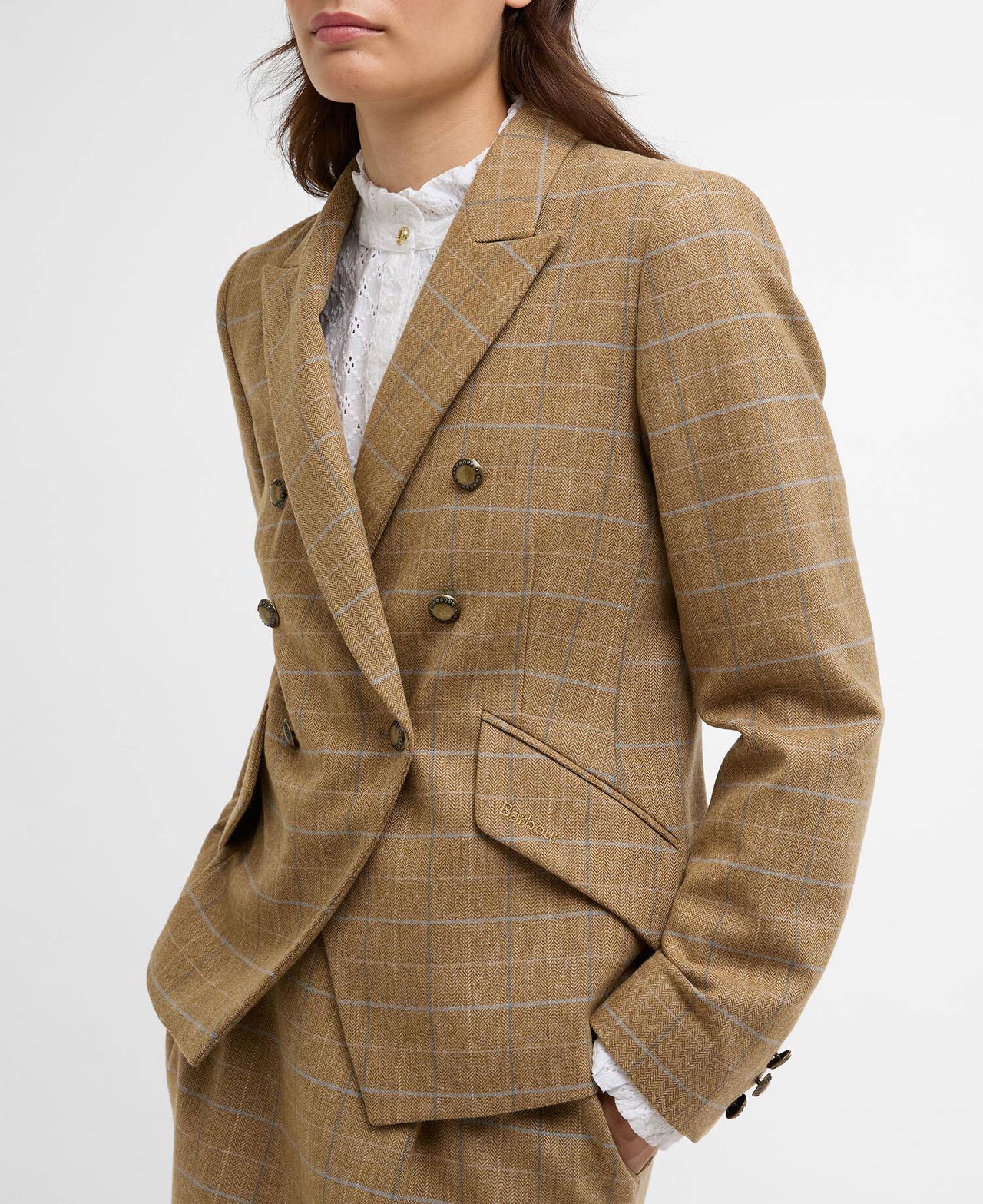 Barbour WISTERIA Tailored Blazer - Soft Blue