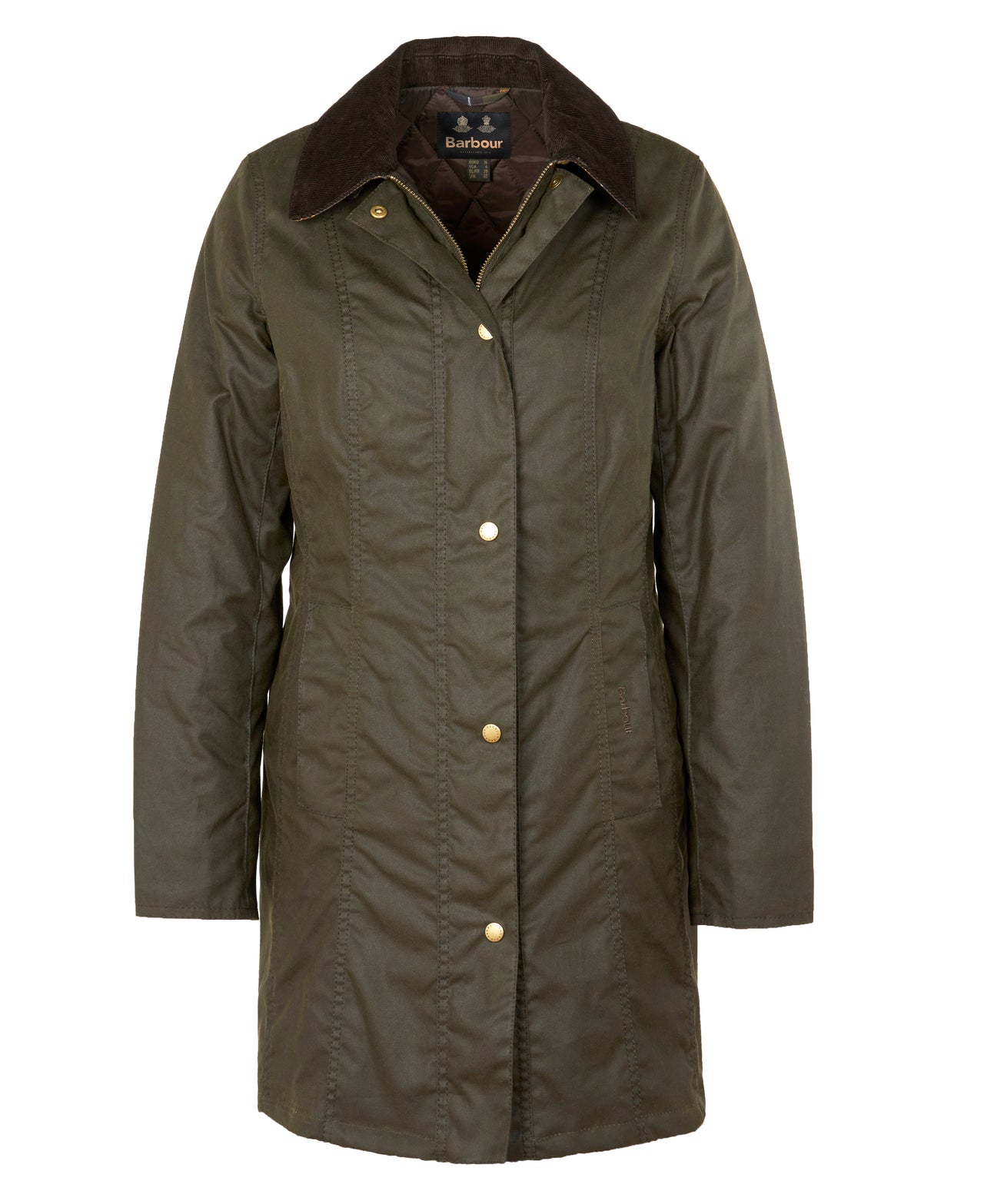 Barbour Belsay Wax Jacket - Olive