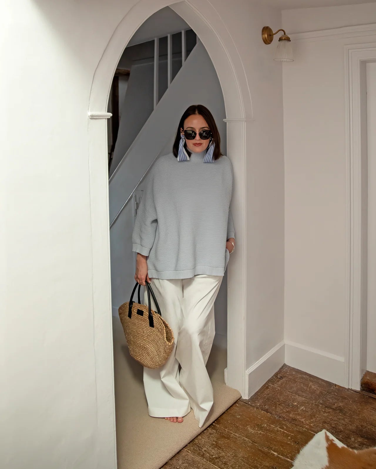 Chalk Vicki Jumper - Marl Sky