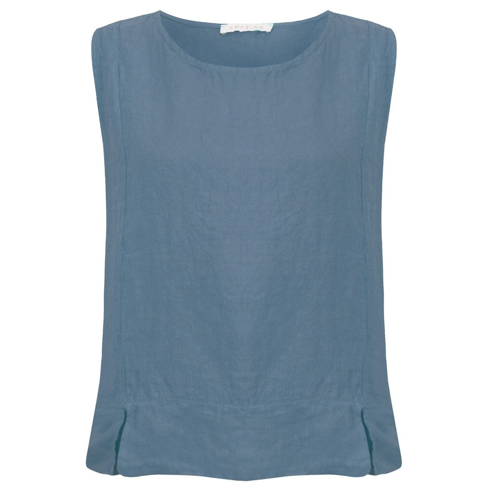 Amazing Woman Lucie Top - Denim Blue