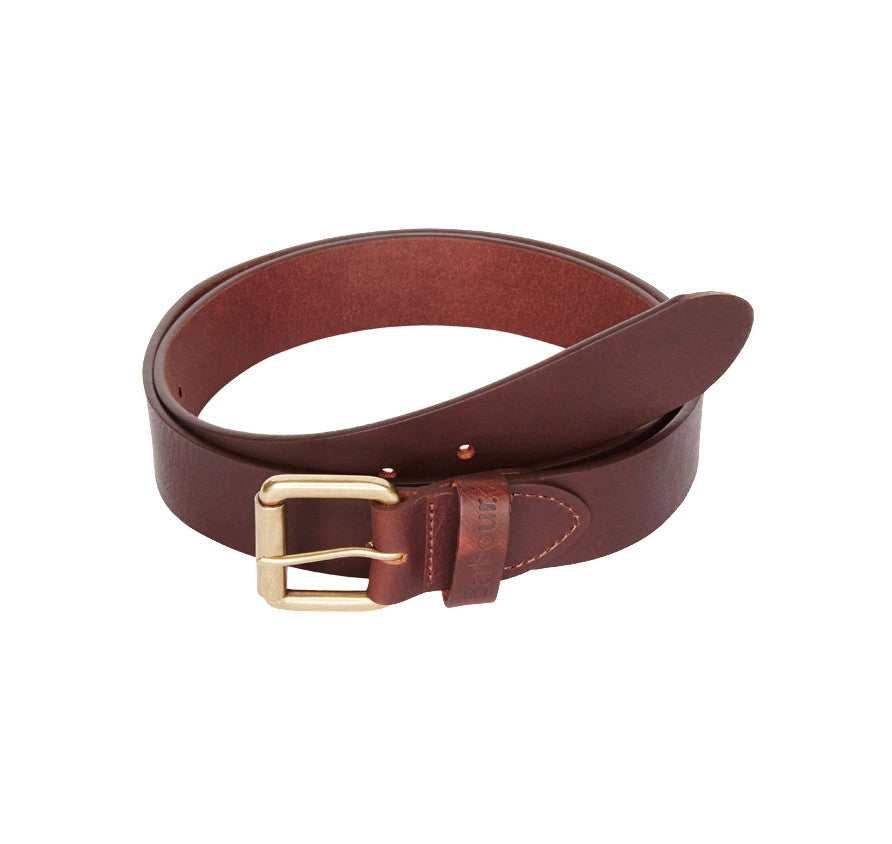 Barbour ALLANTON Leather Belt - Brown