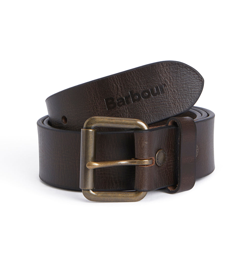 Barbour Deveron Leather Belt - Brown