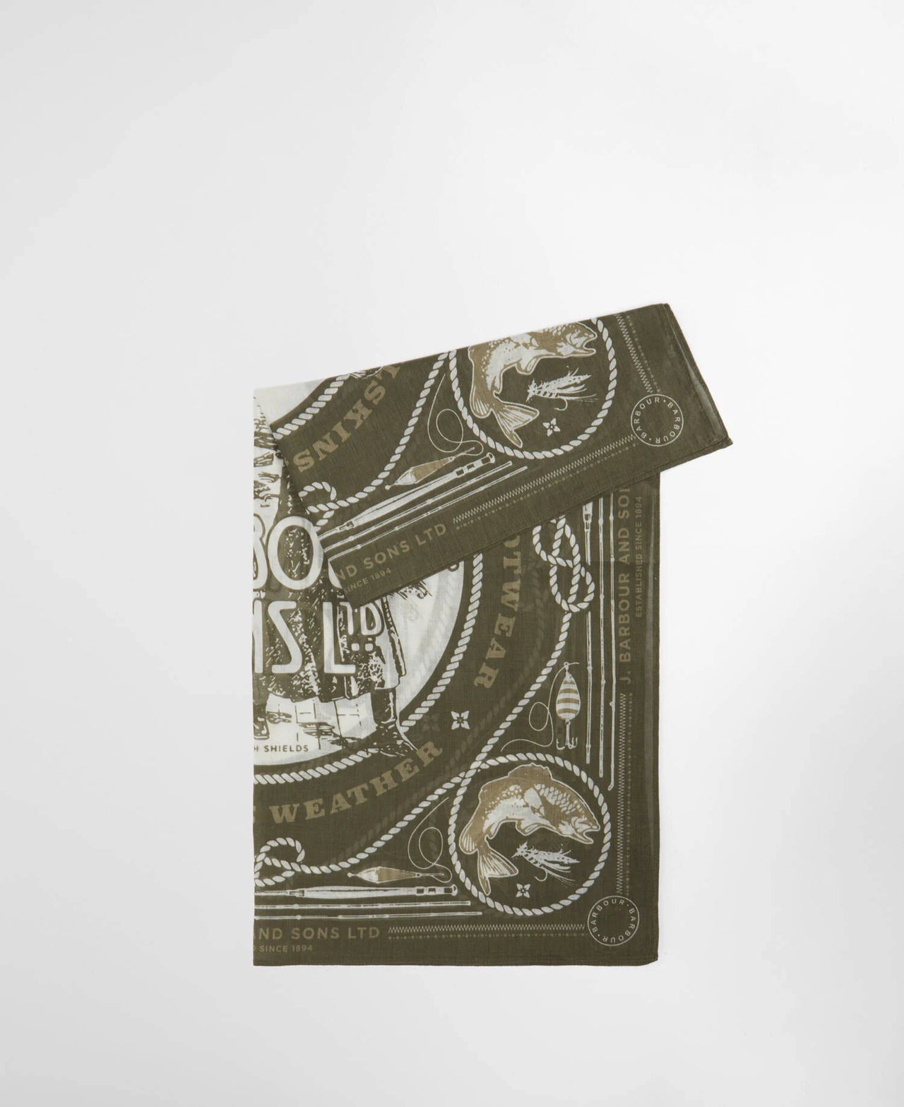 Barbour Hertiage Bandana - Green