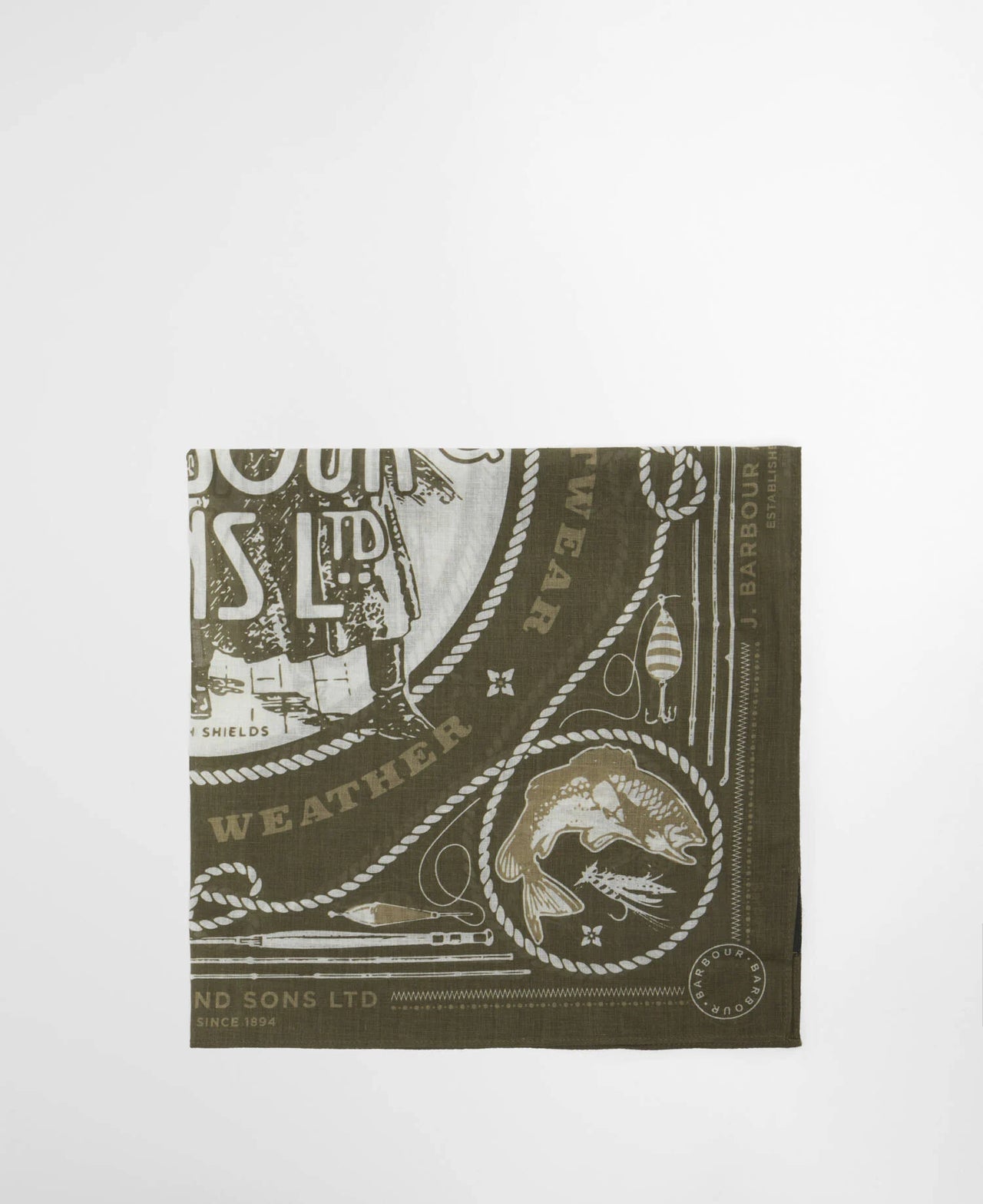 Barbour Hertiage Bandana - Green