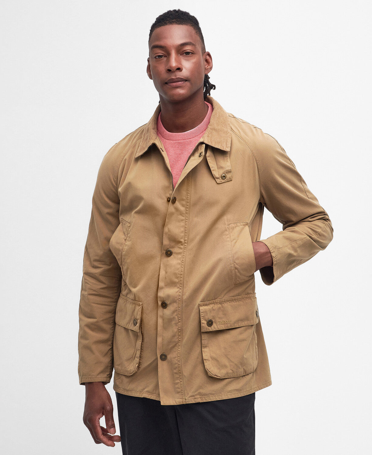 Barbour Ashby Casual Stone Jacket