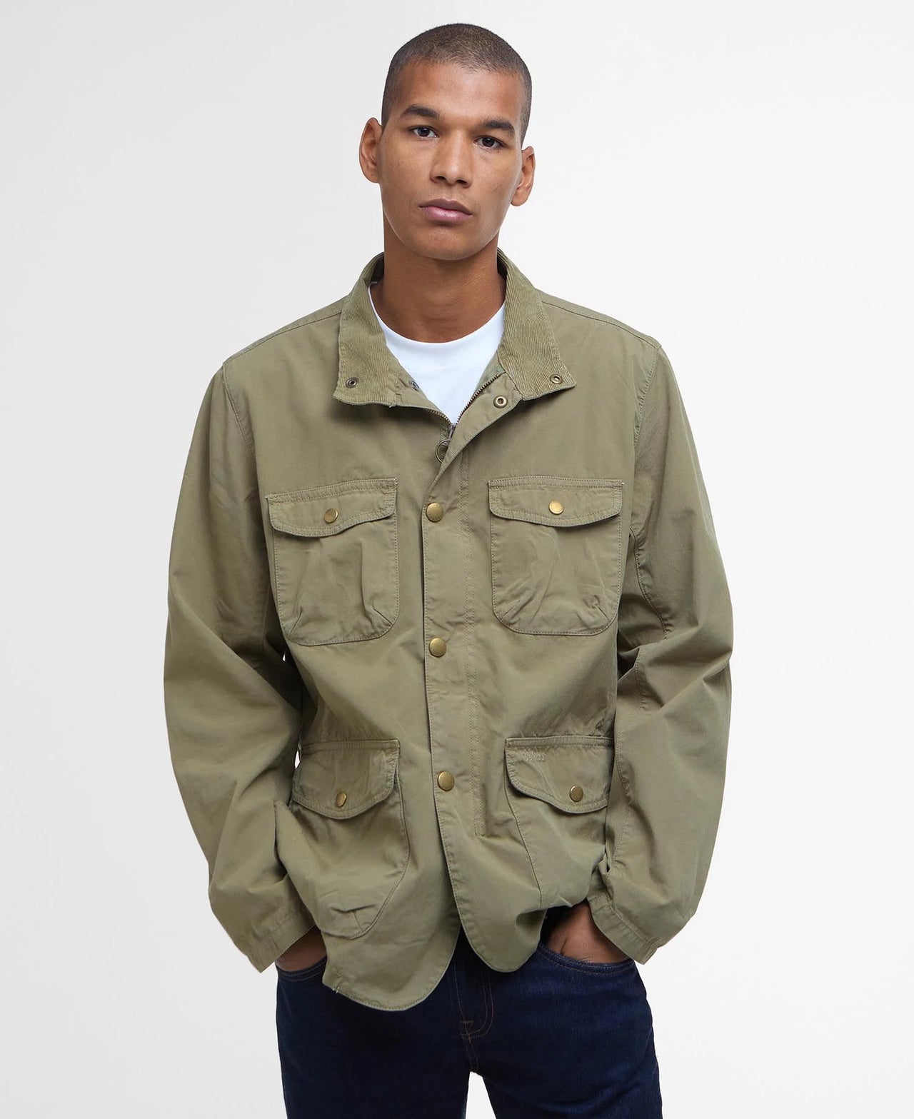 Barbour Ogston Casual Jacket - Bleached Olive