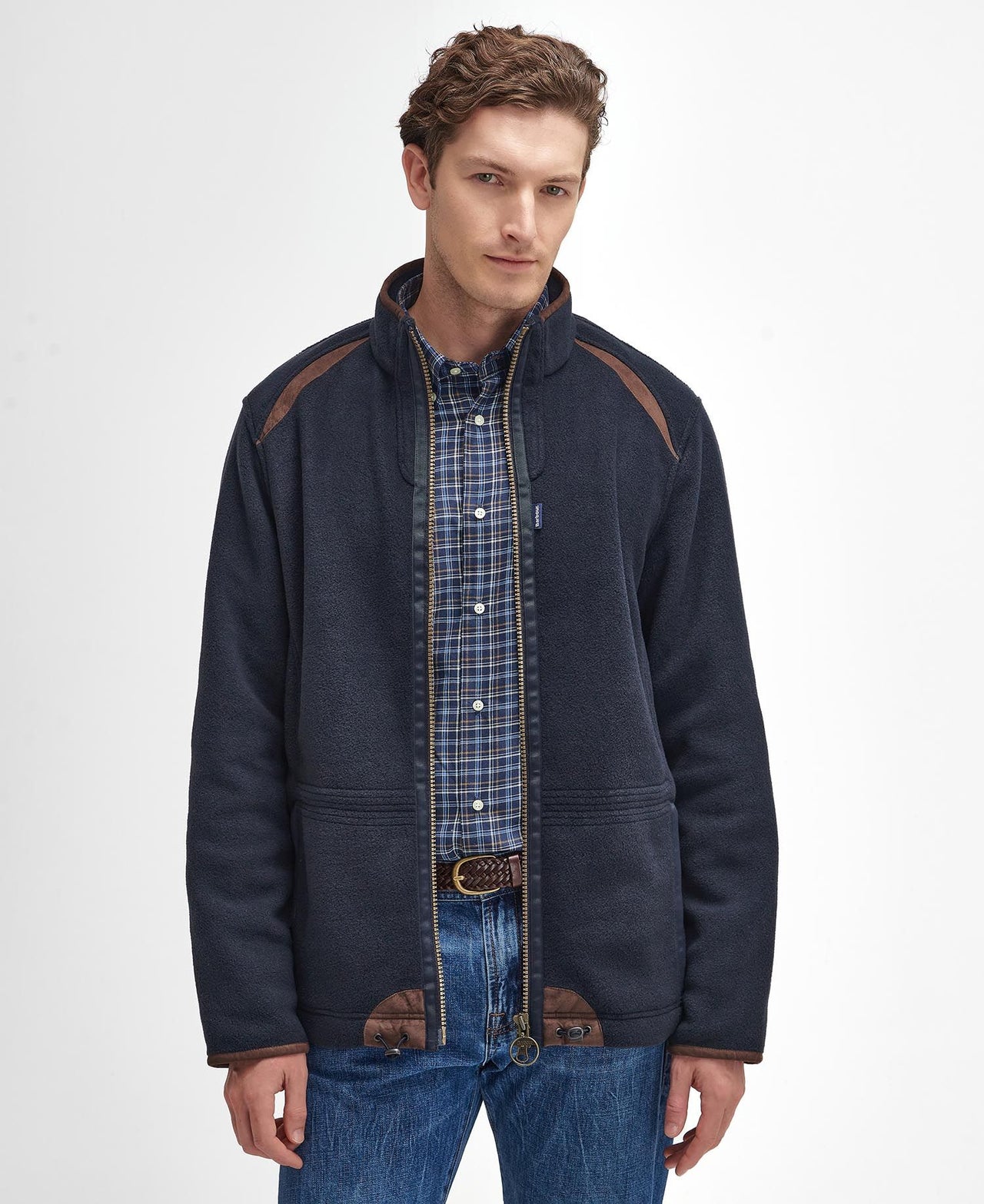 Barbour LANGDALE Fleece Jacket - Navy