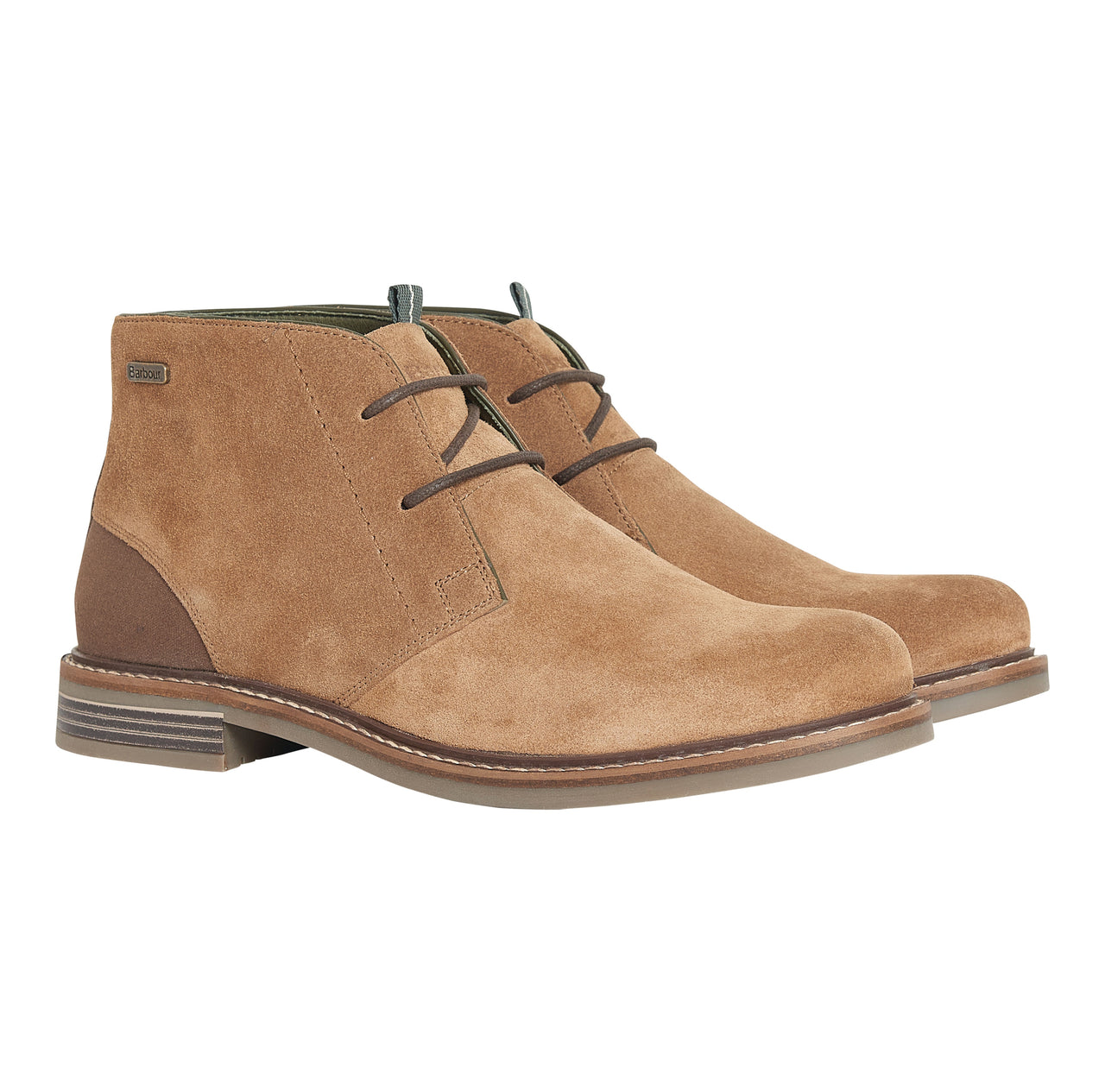 Barbour Readhead Chukka Boots - Fawn Suede