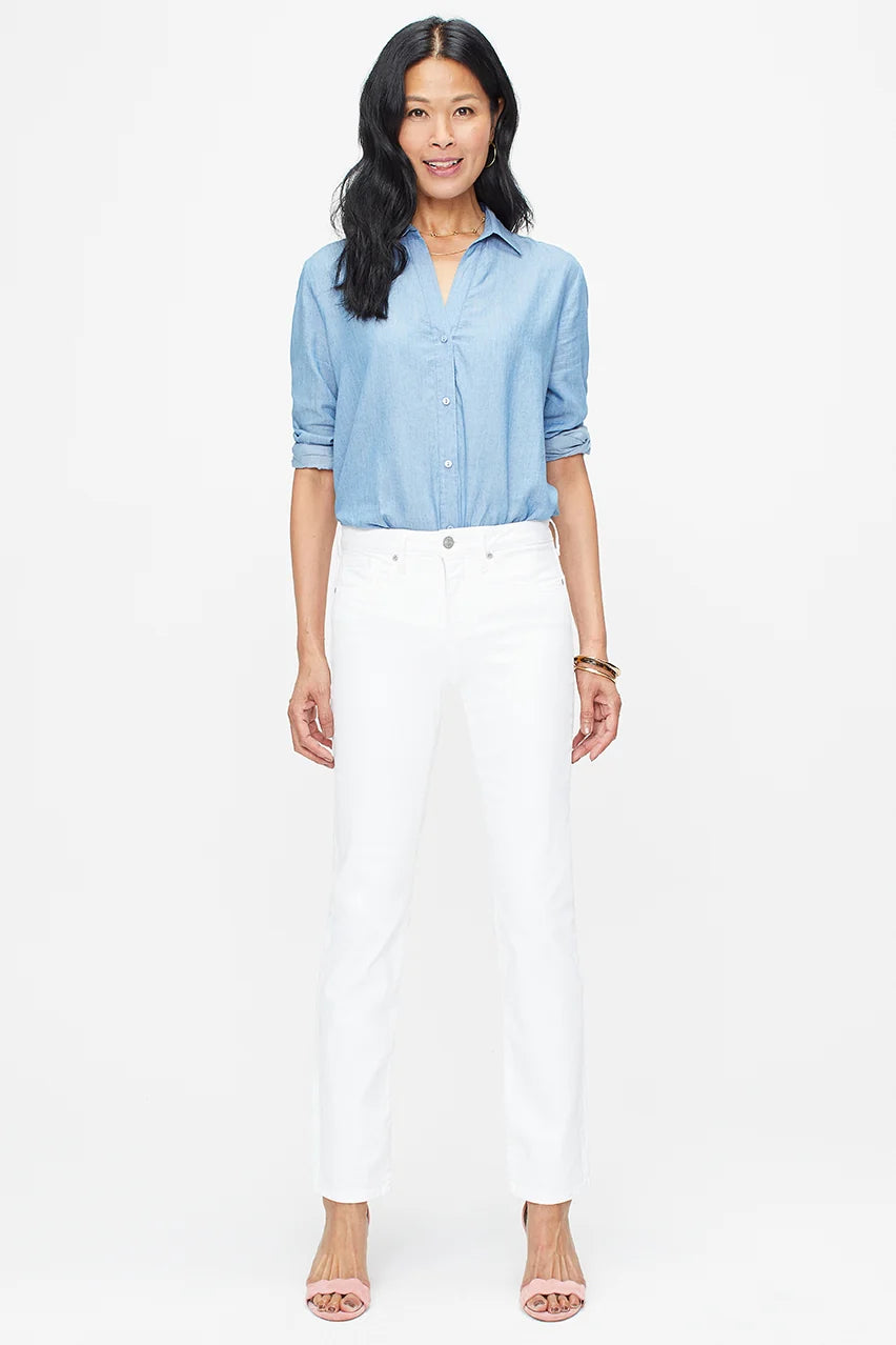 NYJD Sheri Slim Jeans - OPTIC WHITE