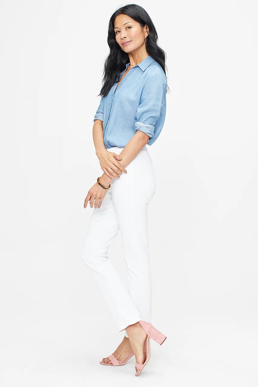 NYJD Sheri Slim Jeans - OPTIC WHITE