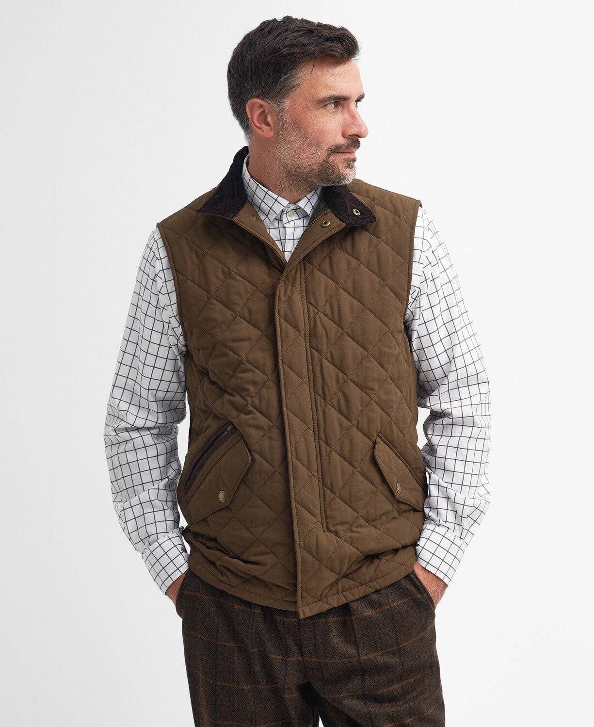 Barbour Shoveler Gilet - Dark Sand