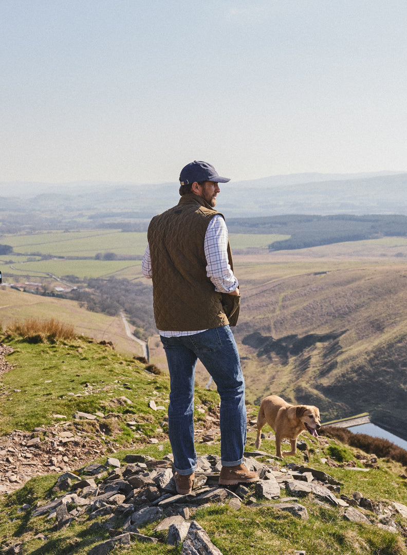 Barbour Sander Quilted Gilet - Beech