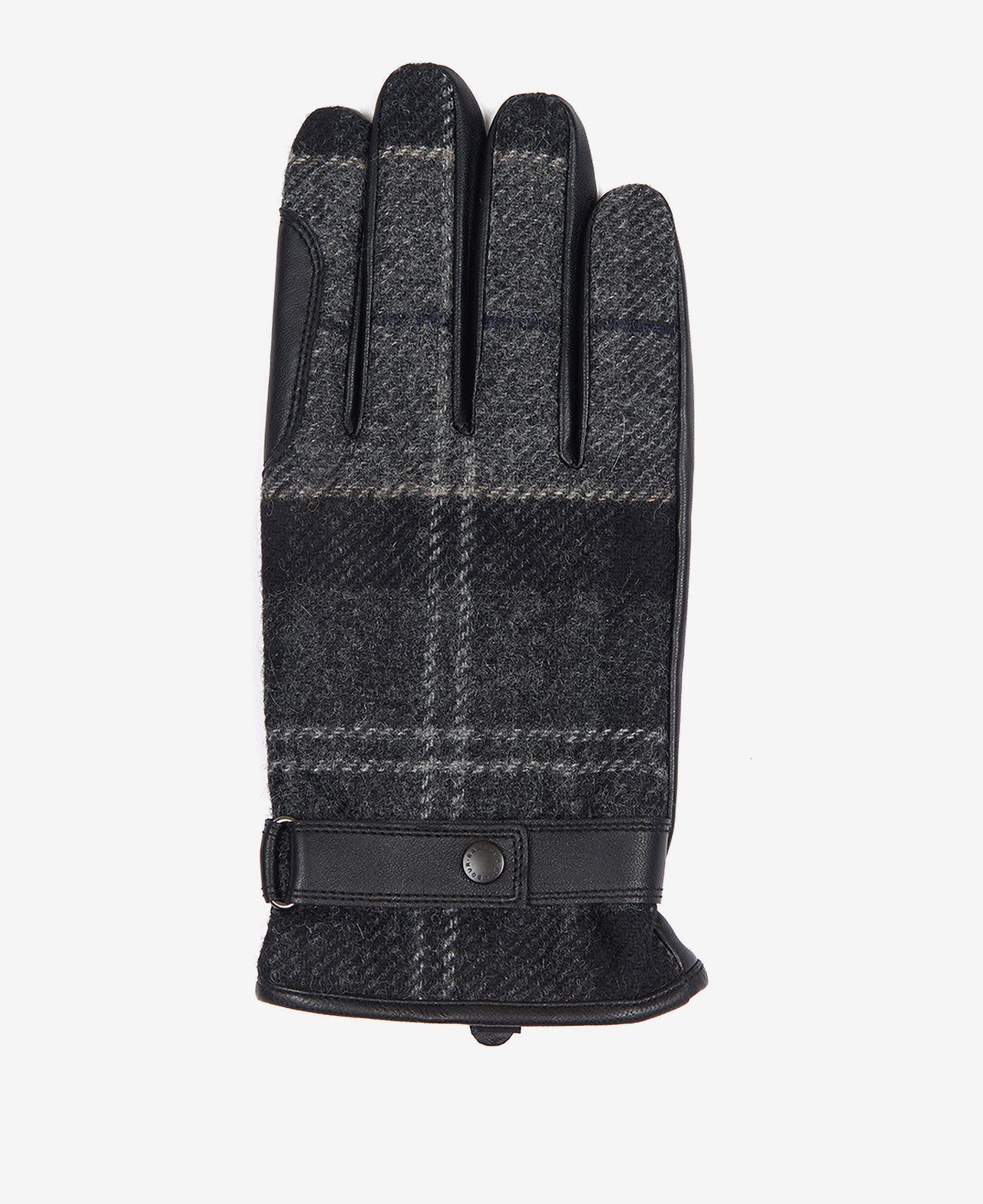 Barbour Newbrough Tartan Black Gloves