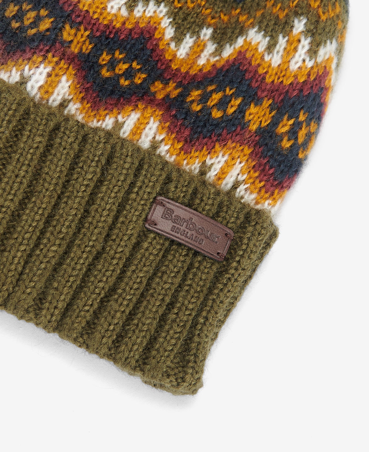 Barbour Case Fair Beanie - Olive