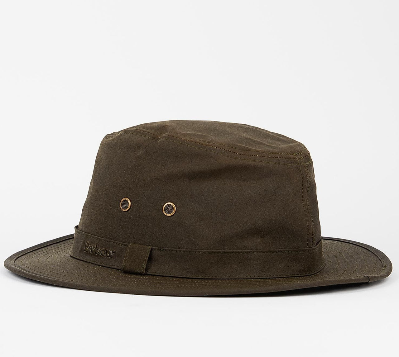 Barbour Dawson Wax Safari Hat - Olive