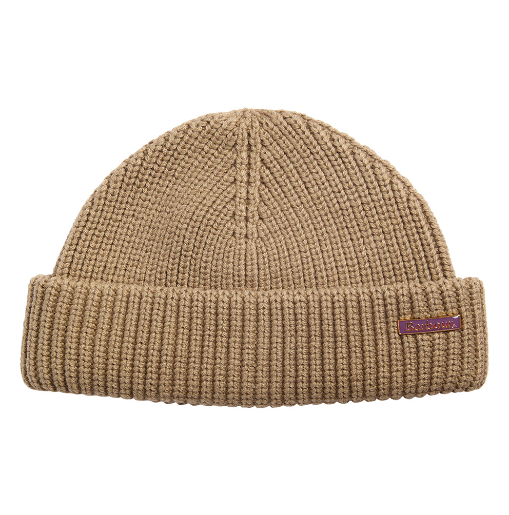 Barbour Mosely Beanie Hat - Mushroom