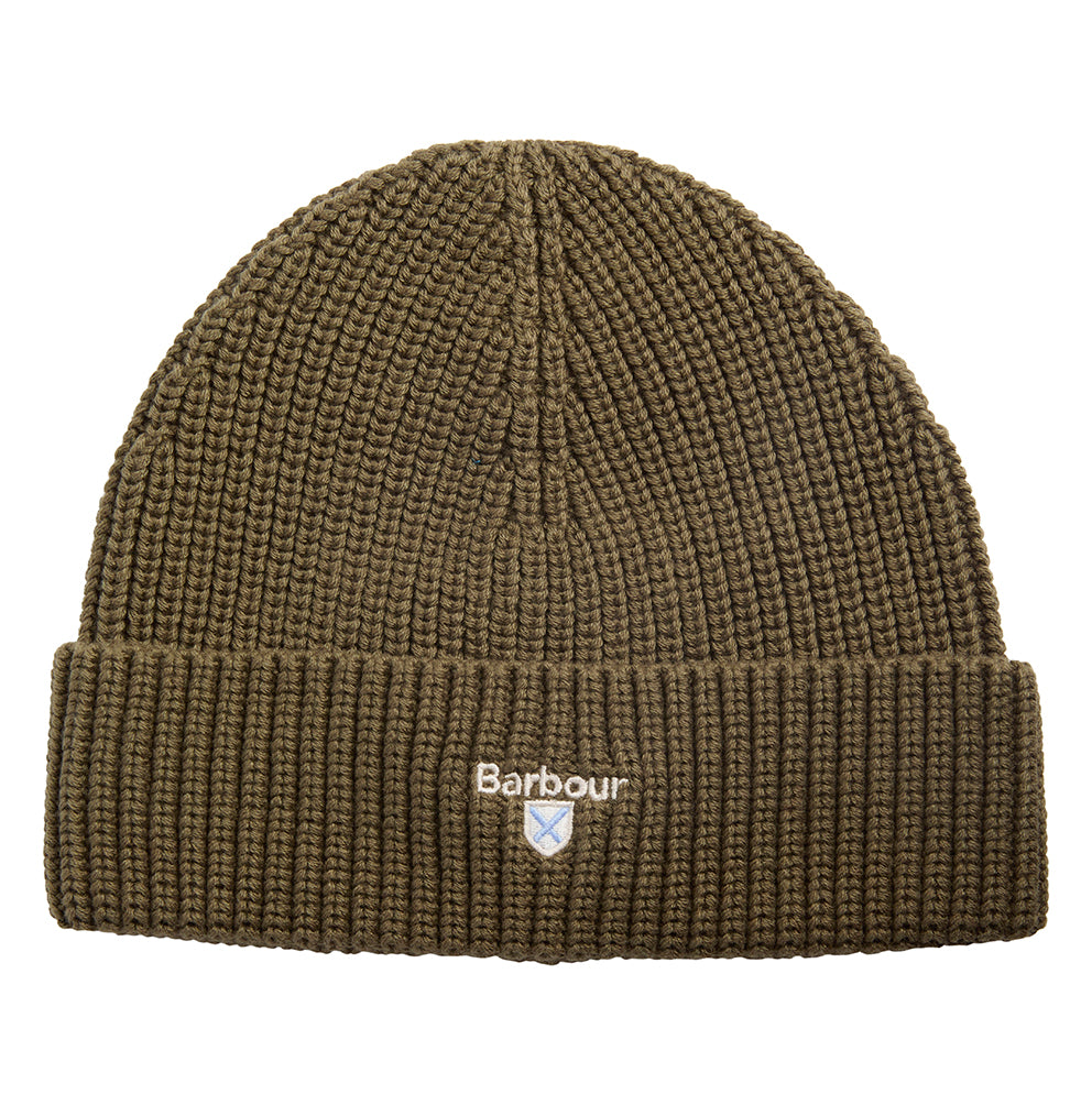 Barbour CASCADE Knitted Beanie Hat - Olive