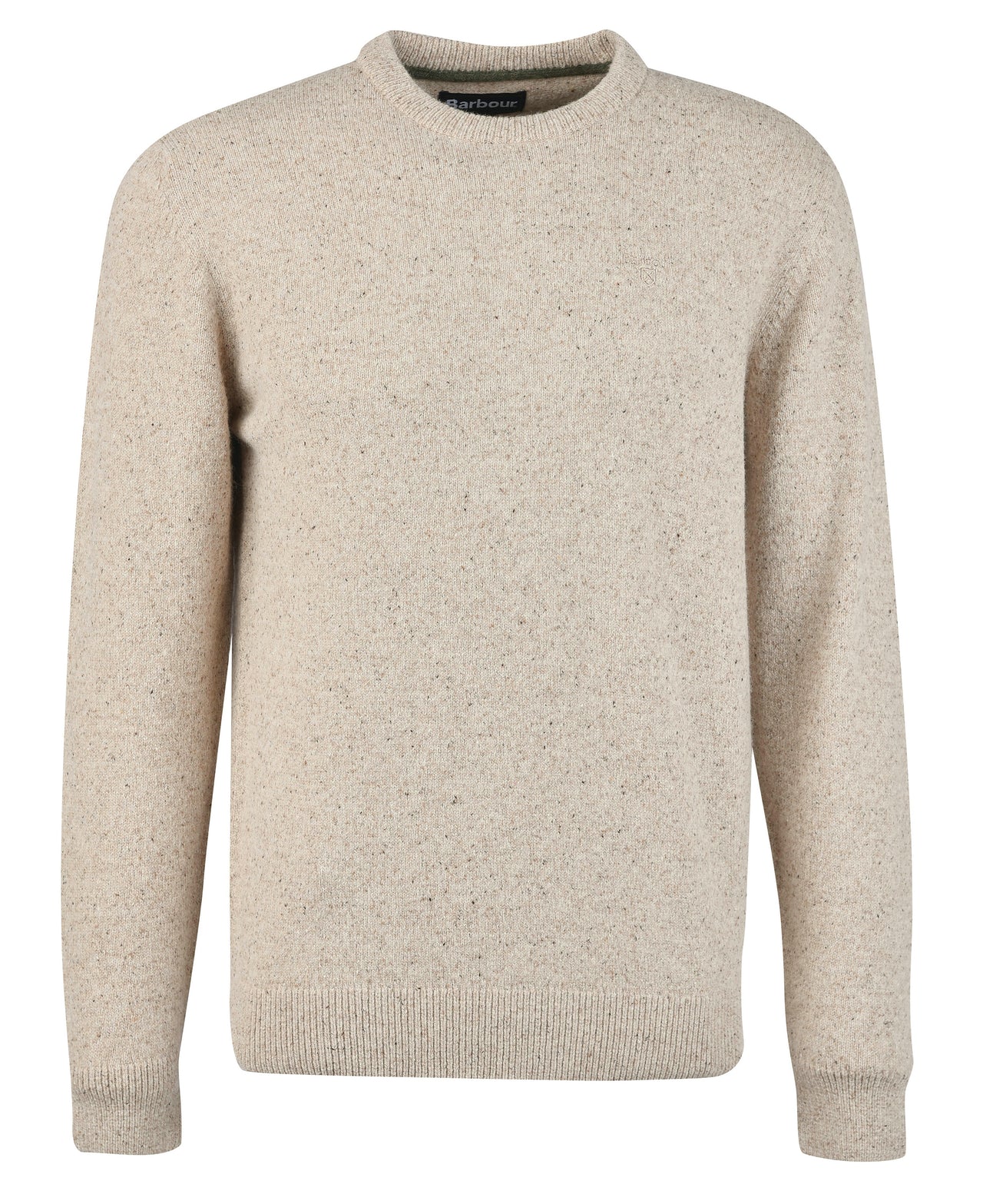Barbour Tisbury Crew Neck Jumper - Stone