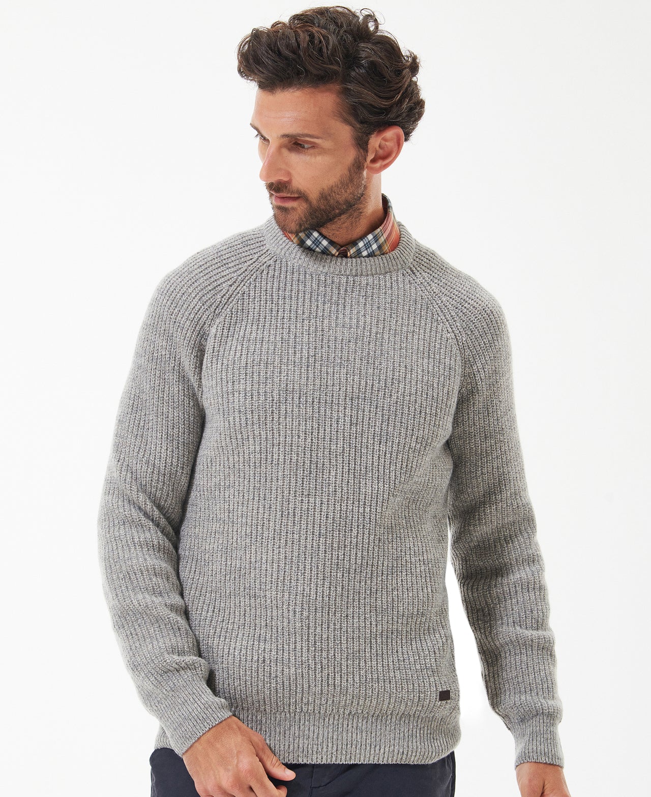 Barbour Horseford Crew Neck Jumper - Stone