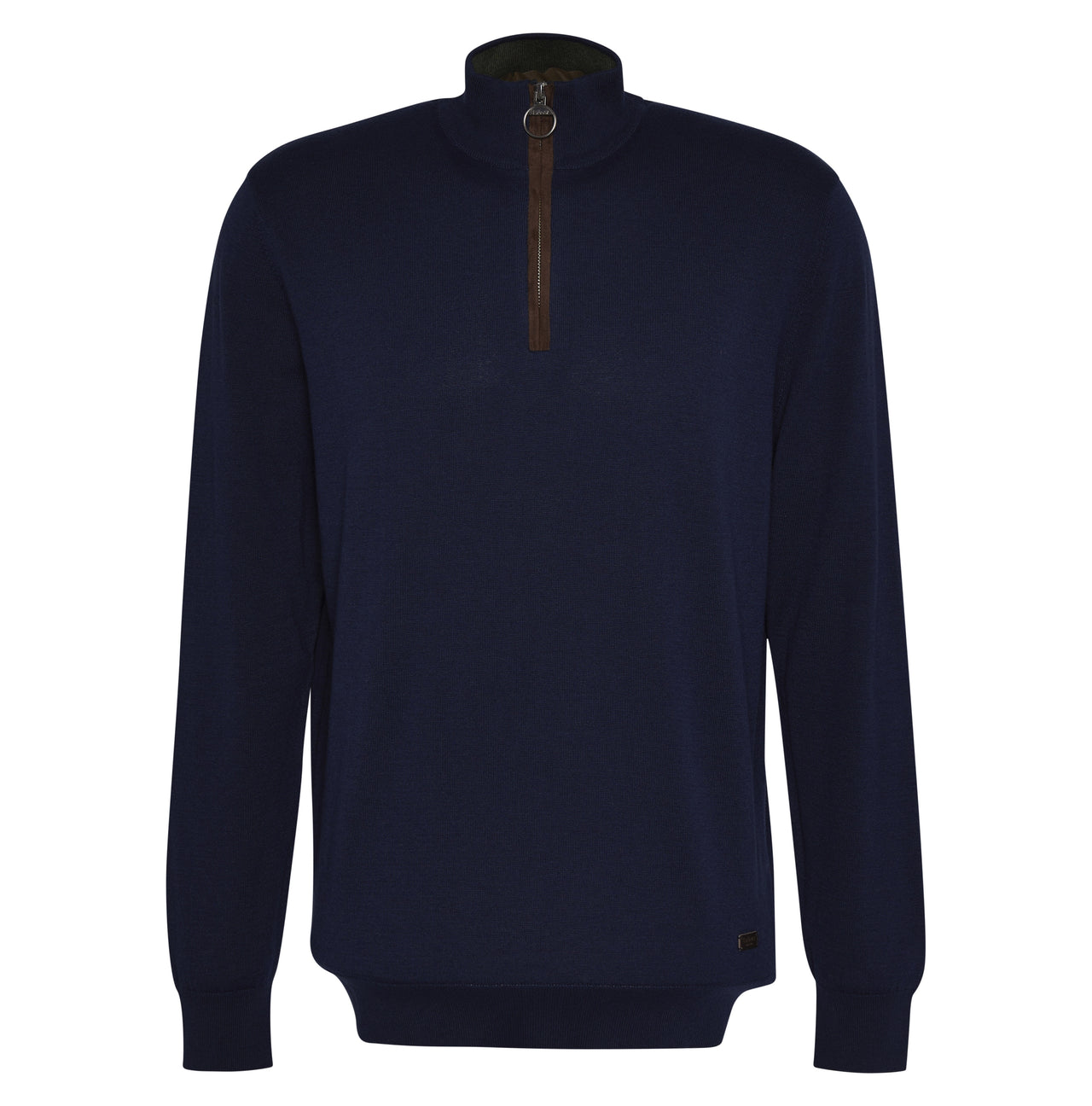 Barbour Bayfield Knitted Half Zip Jumper - Navy