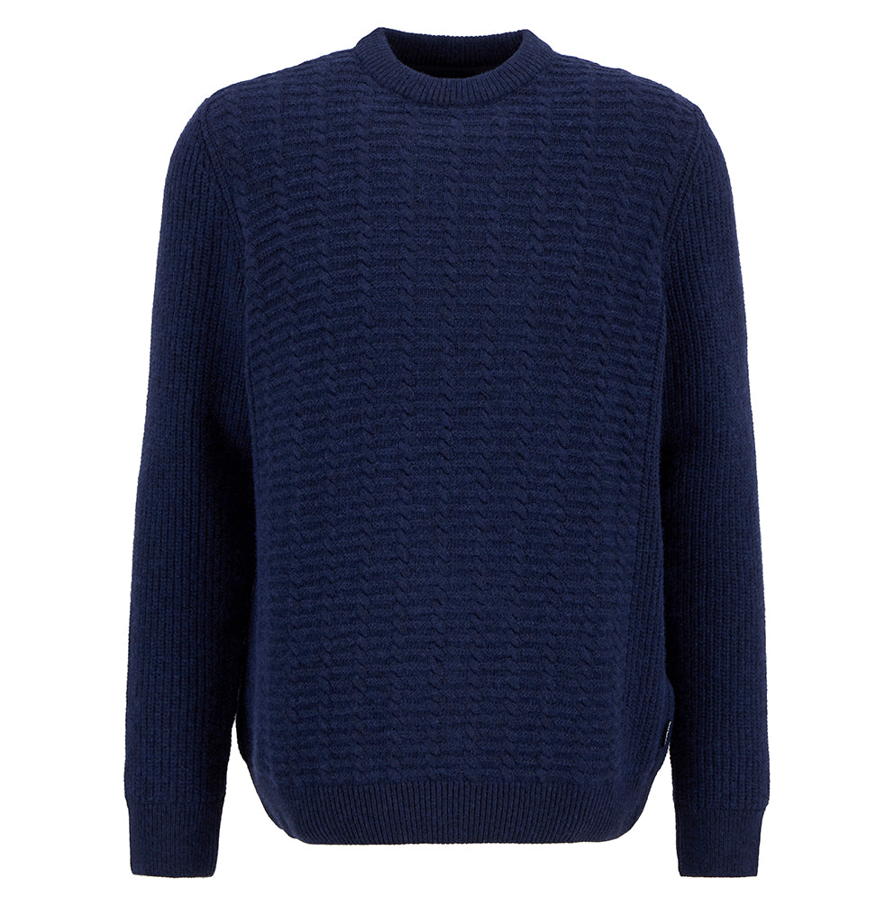 Barbour Cleveland Crew Neck Jumper - Navy