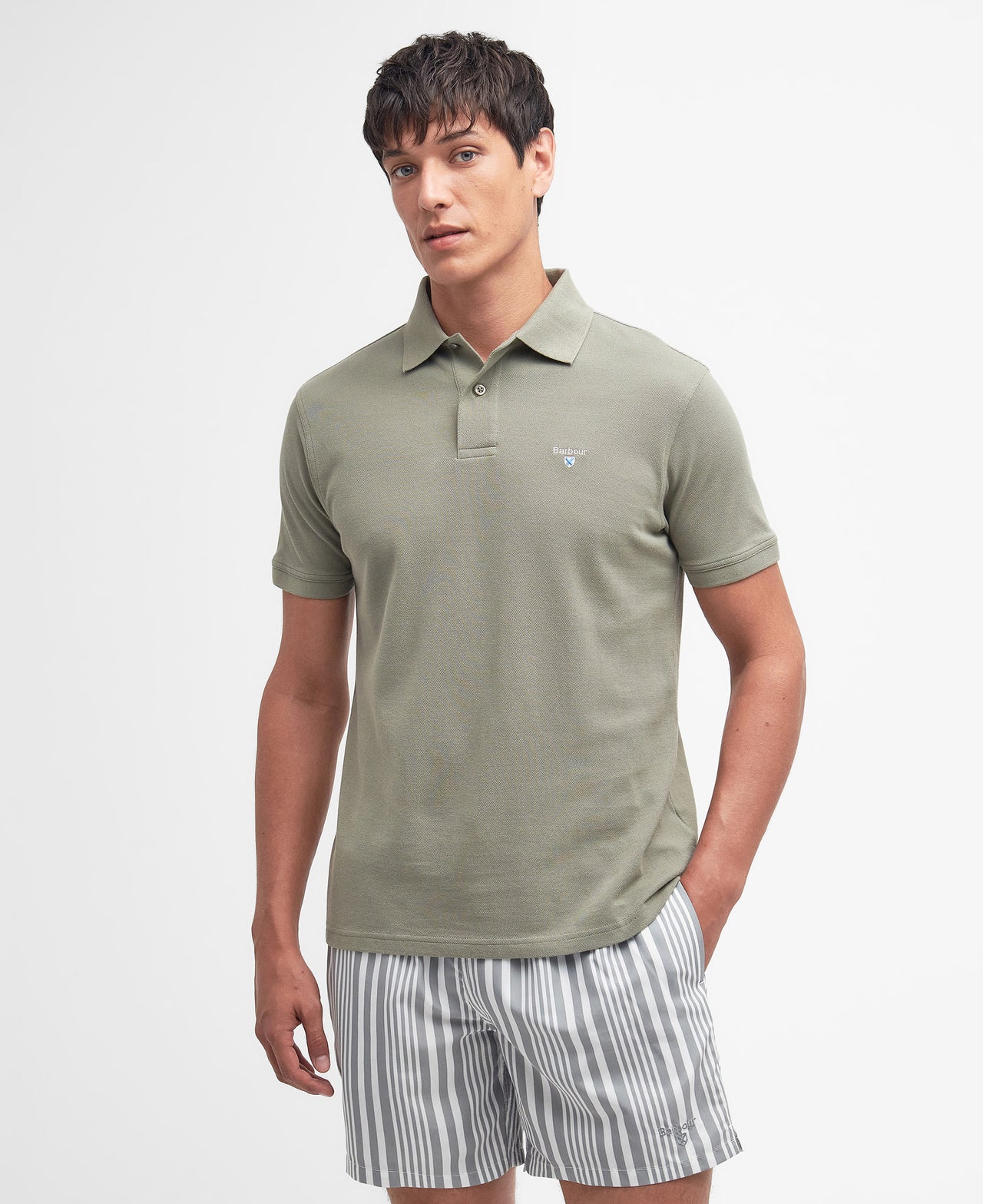 Barbour Sports Polo Top - Olive