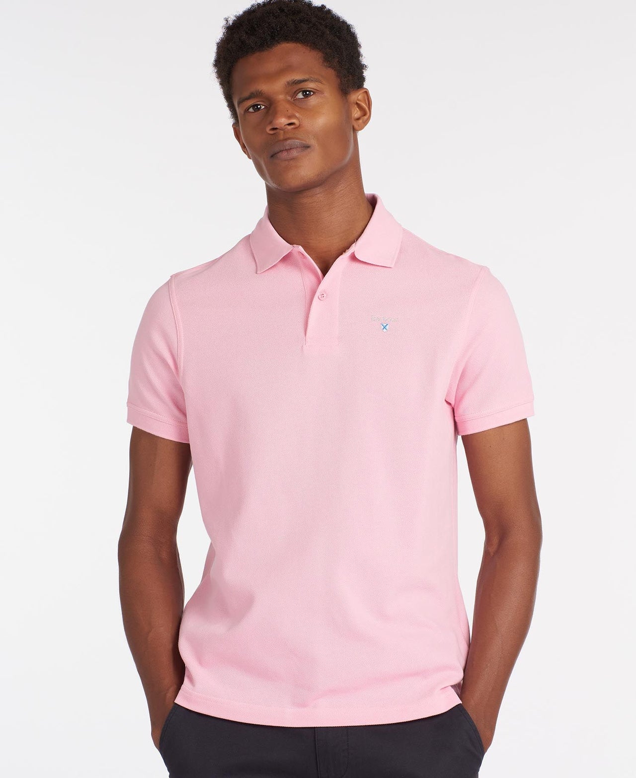 Barbour Sports Polo Top - Pink