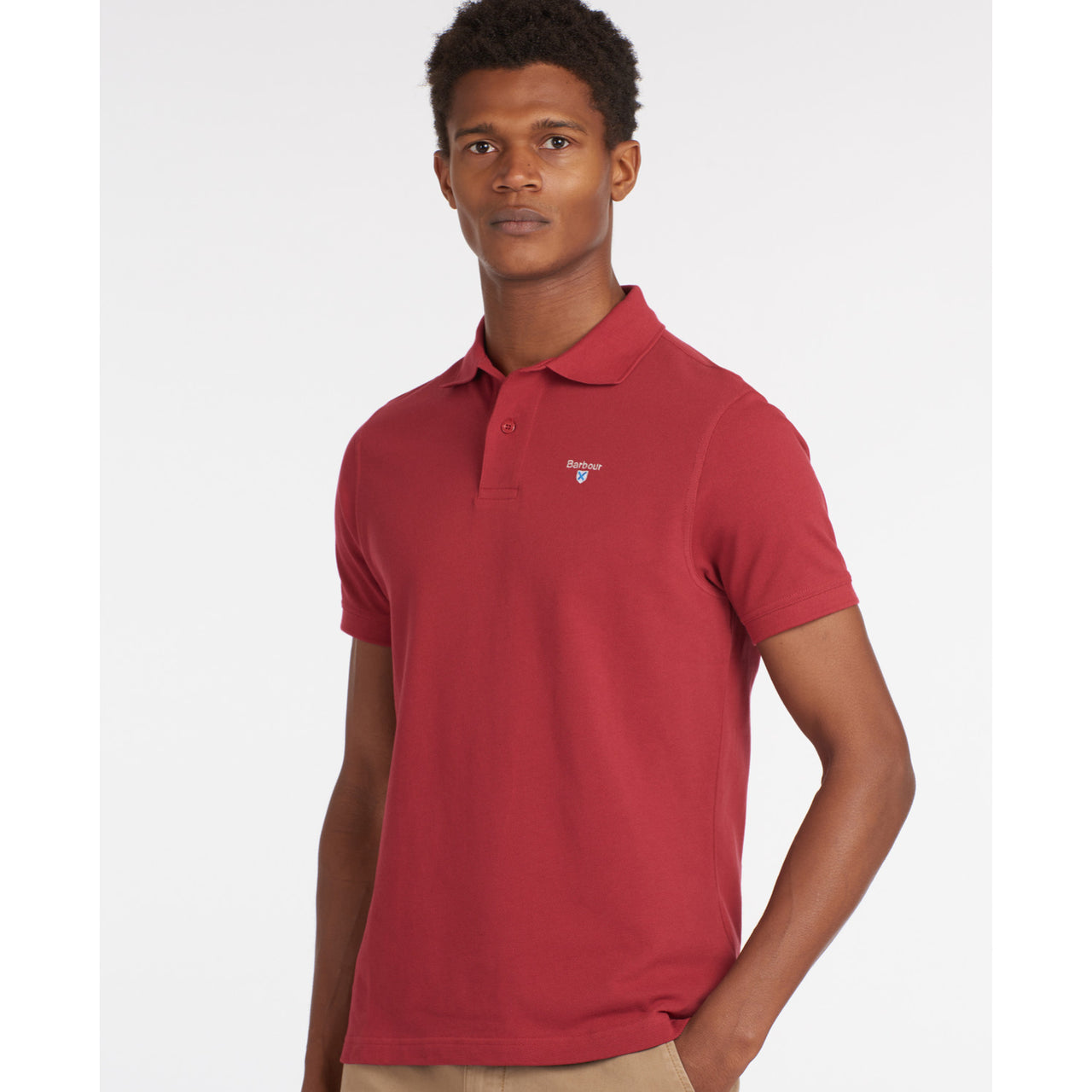 Barbour Sports Polo - Biking Red