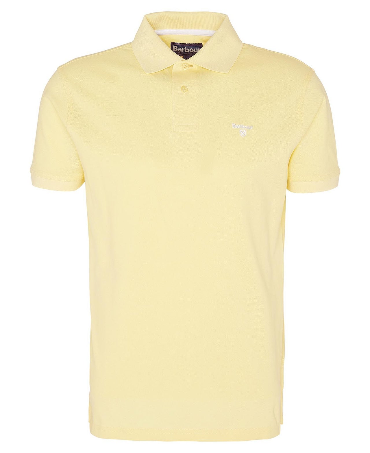 Barbour Lightweight Sports Polo Shirt - Heritage Lemon