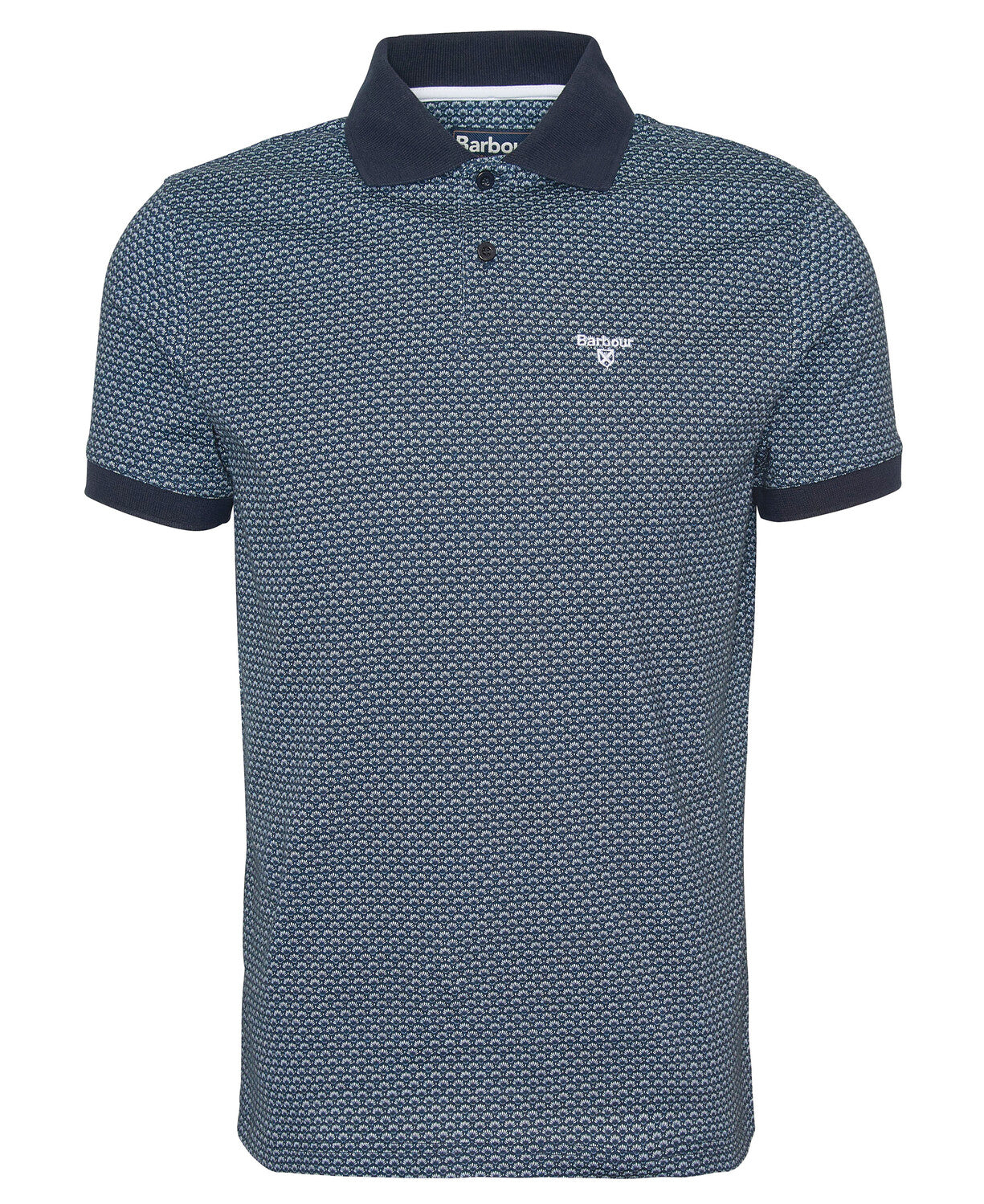Barbour Shell Navy Polo Top