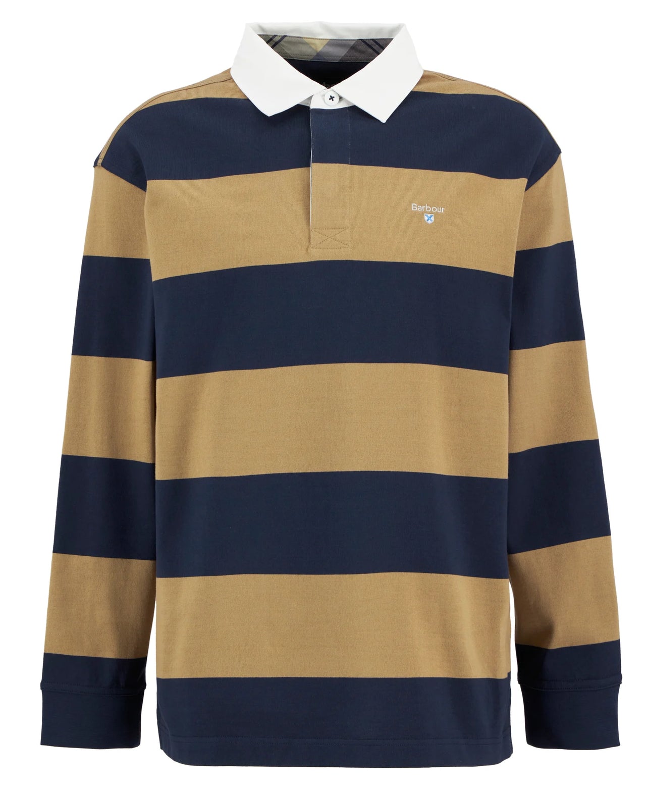 Barbour Broome Rugby Shirt - Navy/Trench