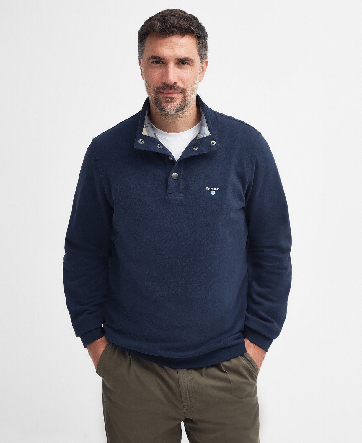 Barbour Egglescliff Navy Over Layer