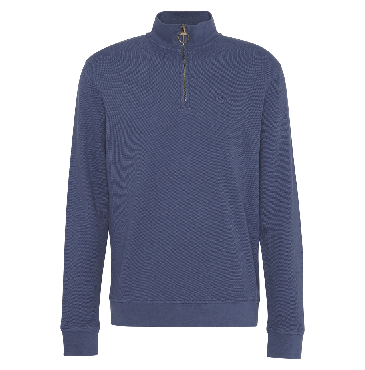 Barbour Pique Interlock Half Zip Sweartshirt - Oceana