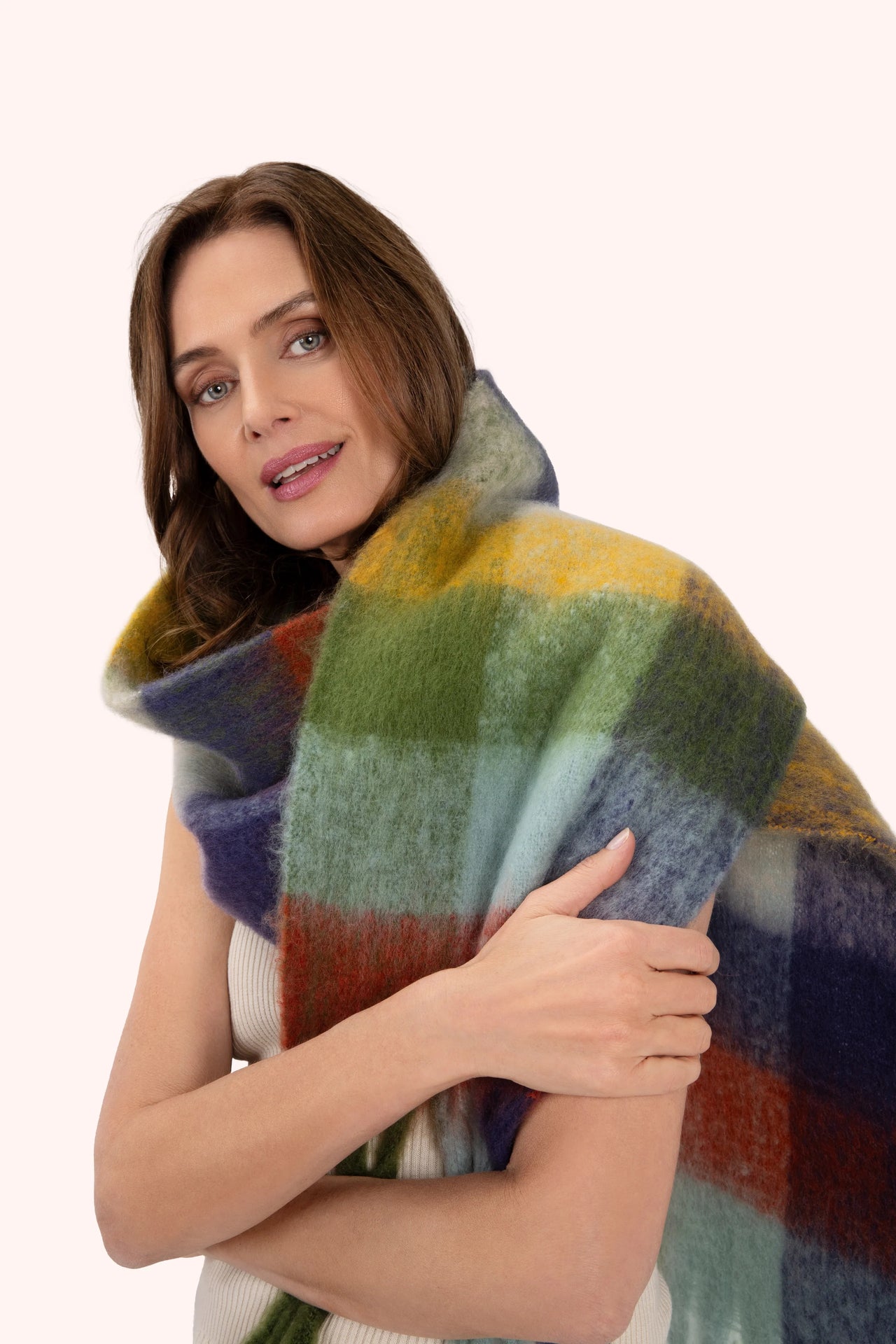 Powder Molly Cozy Scarf - Navy Mix