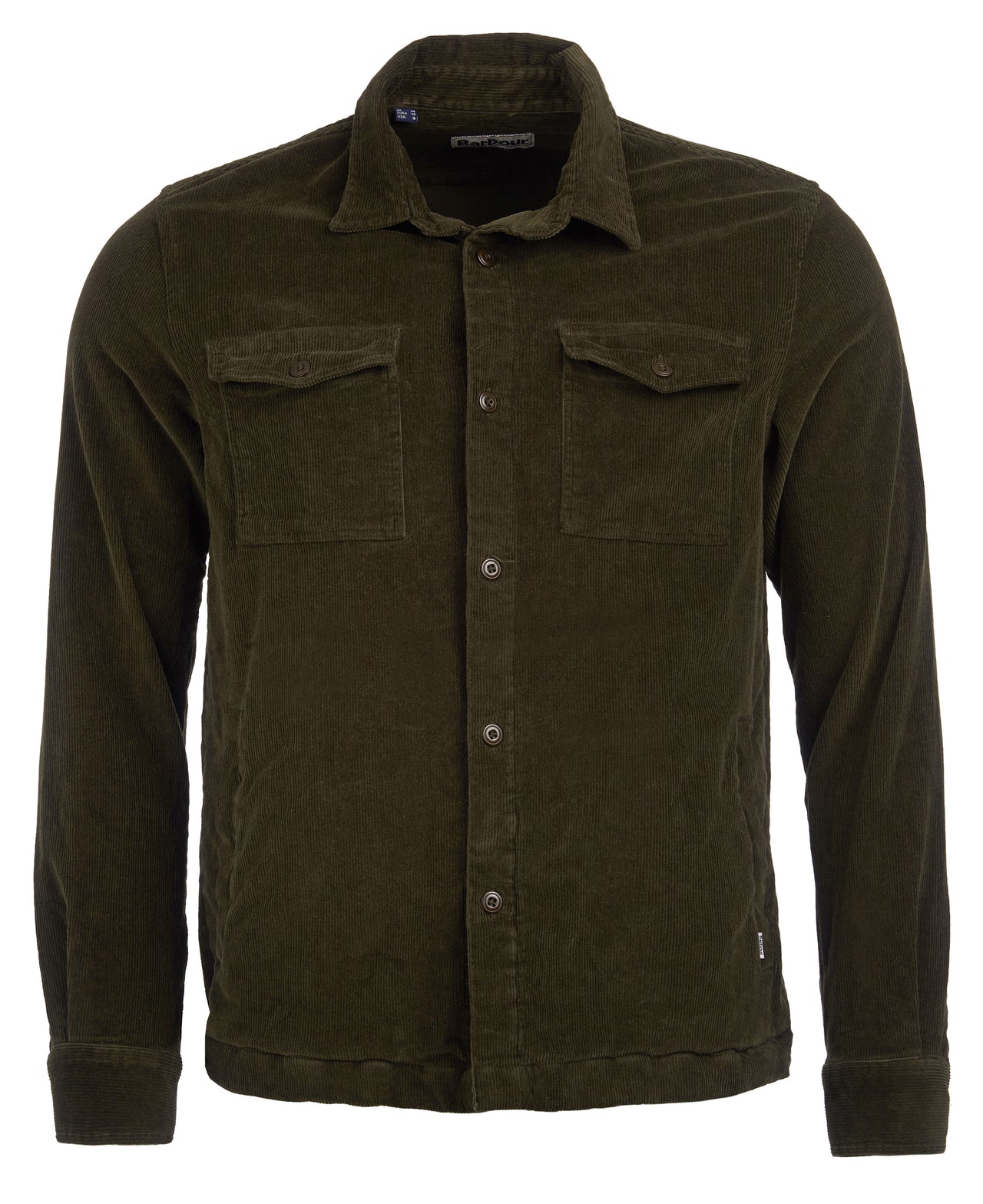Barbour Regular Cord Overshirt - Olive