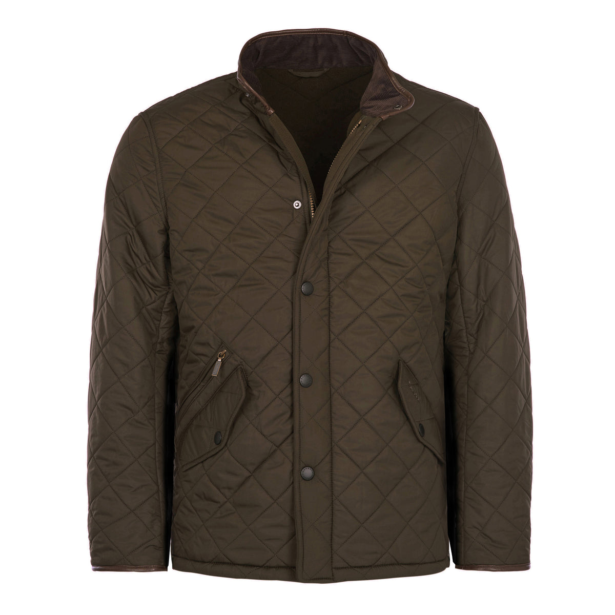 Barbour POWEL Quilted Jacket - Olive