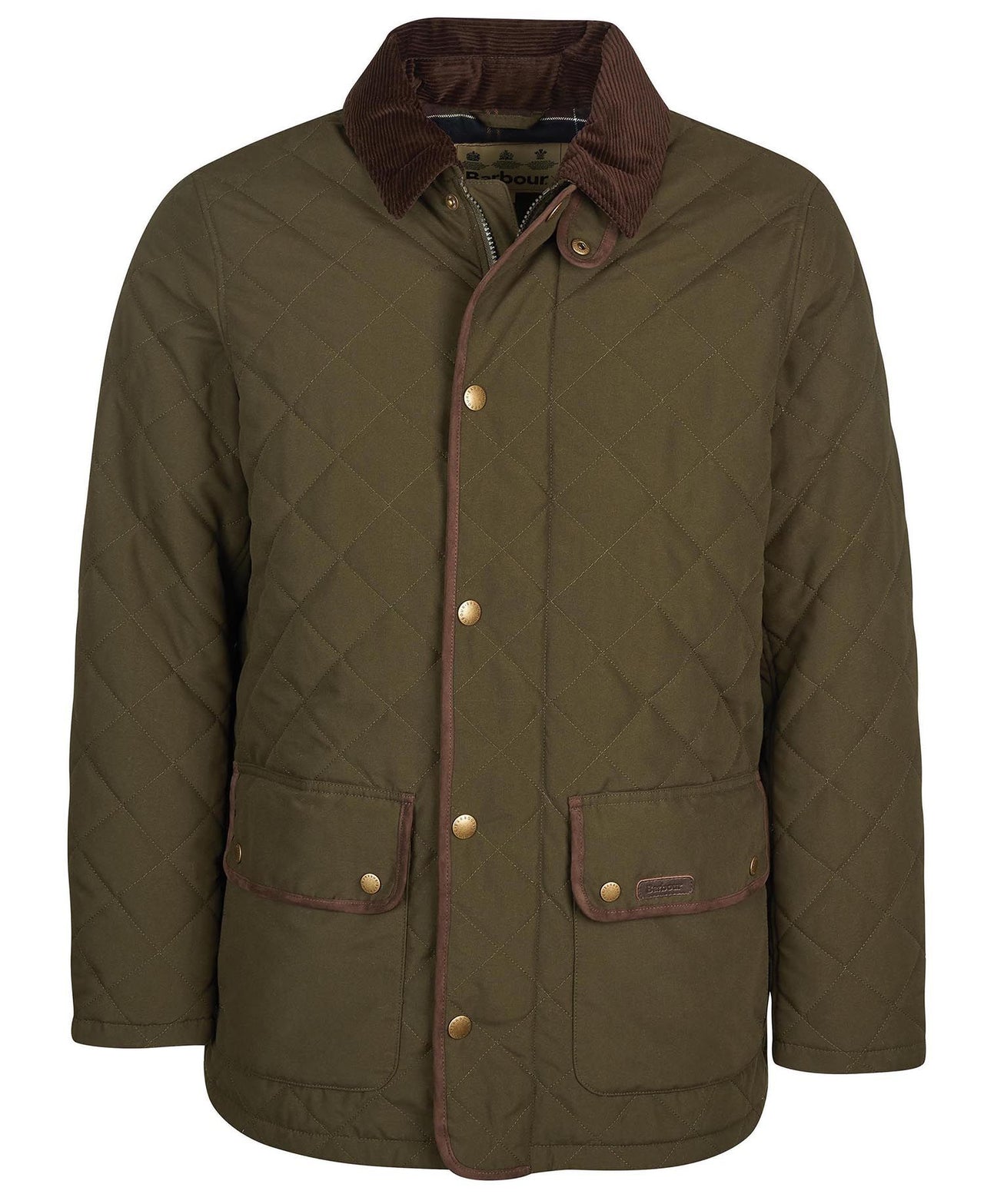 Barbour Burton Dark Olive Quilted Jacket