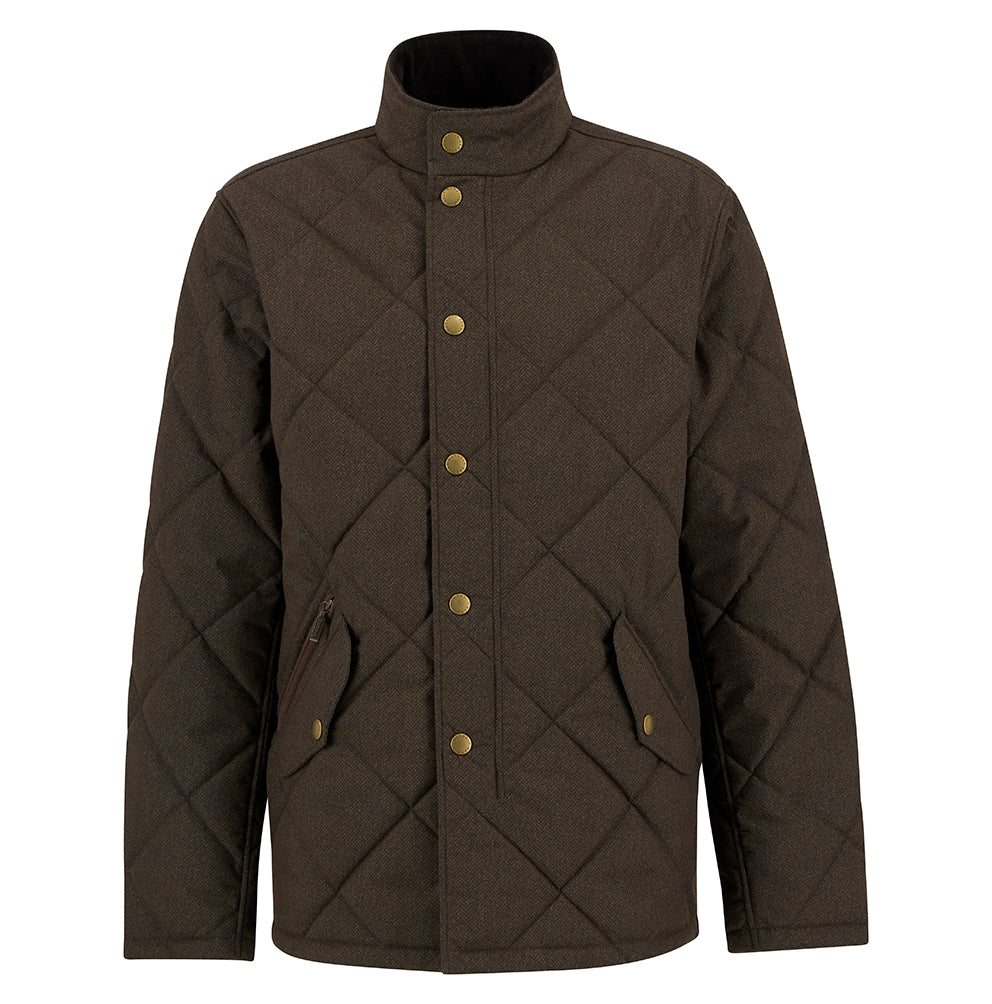 Barbour Winter Shoveler Quilted Jacket - Dark Olive