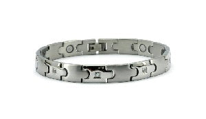 Sarome Magrelief Silver Bracelet With Stones