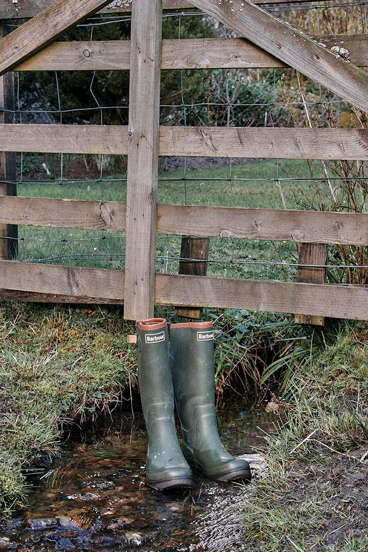 Barbour Tempest Tall Wellingtons - Olive